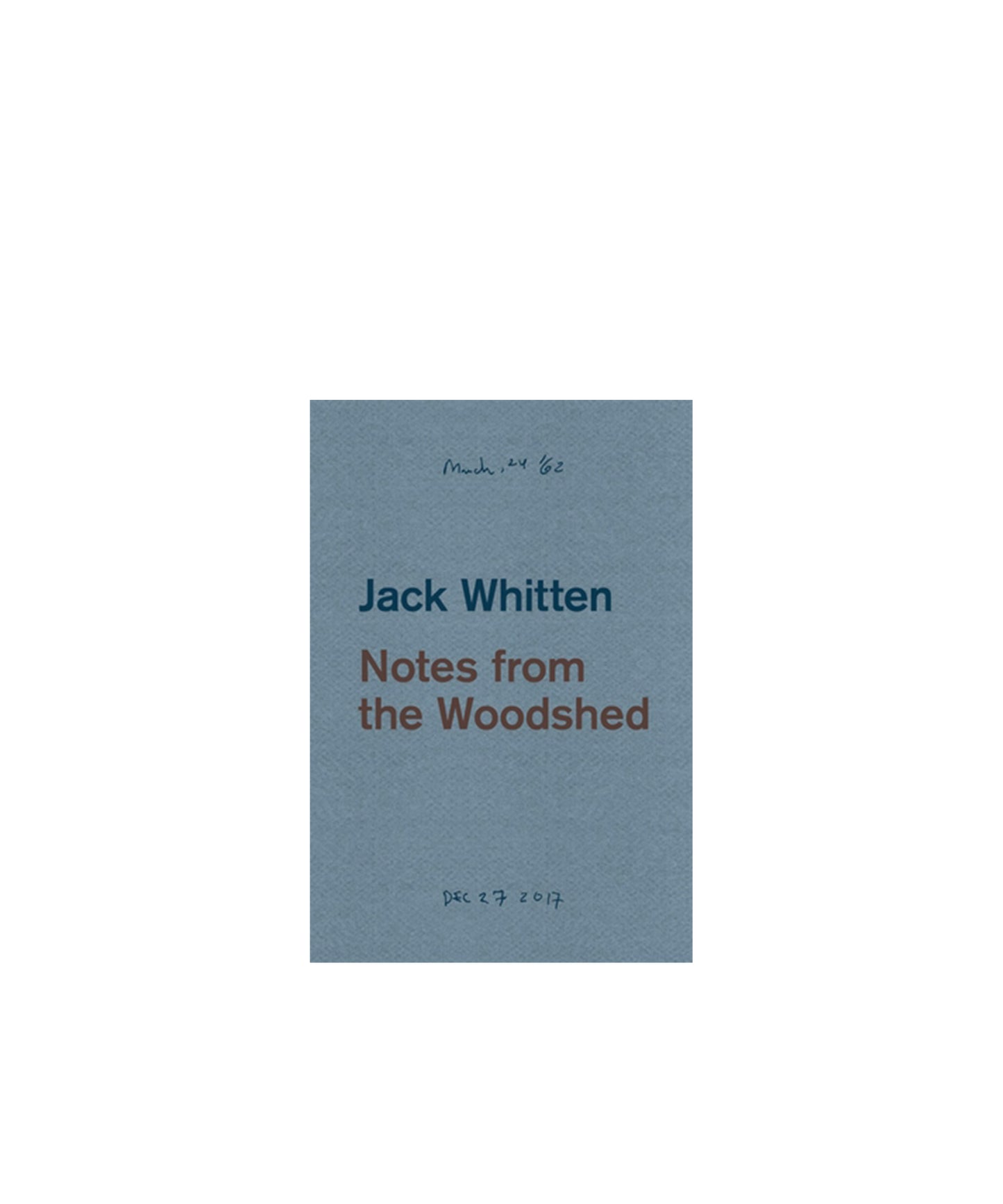 Jack Whitten: Notes from the Woodshed