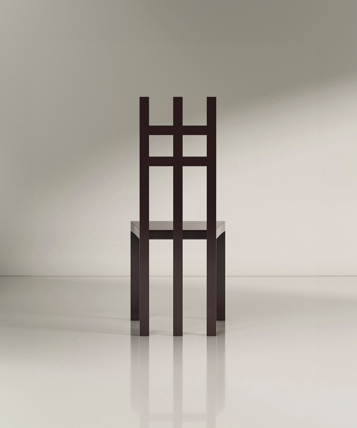 Practice Dining Chair - Solid Oak - Ebony Stain - Sample