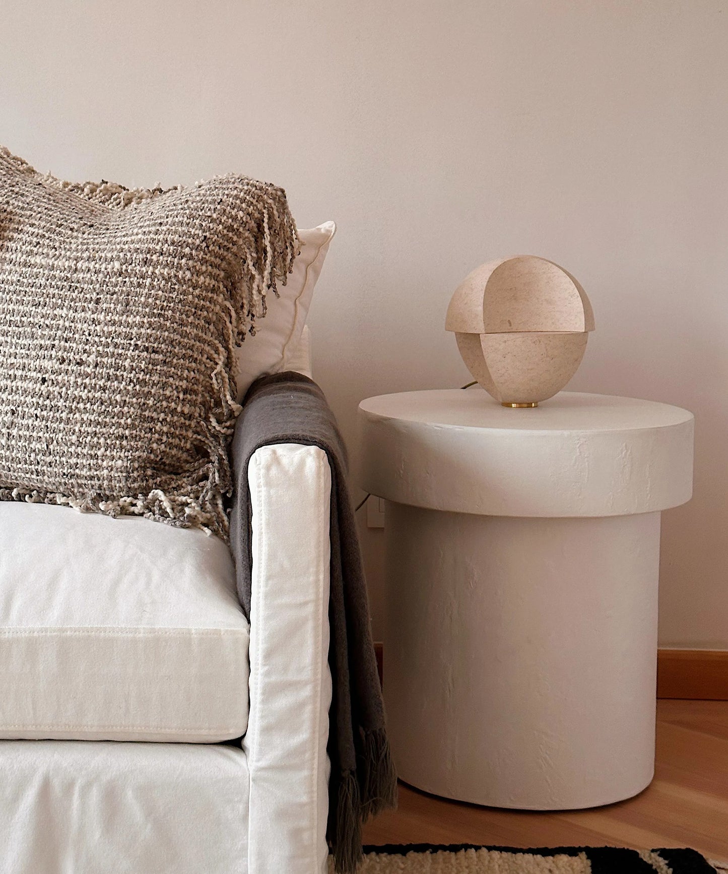 Hathor Stone Lamp