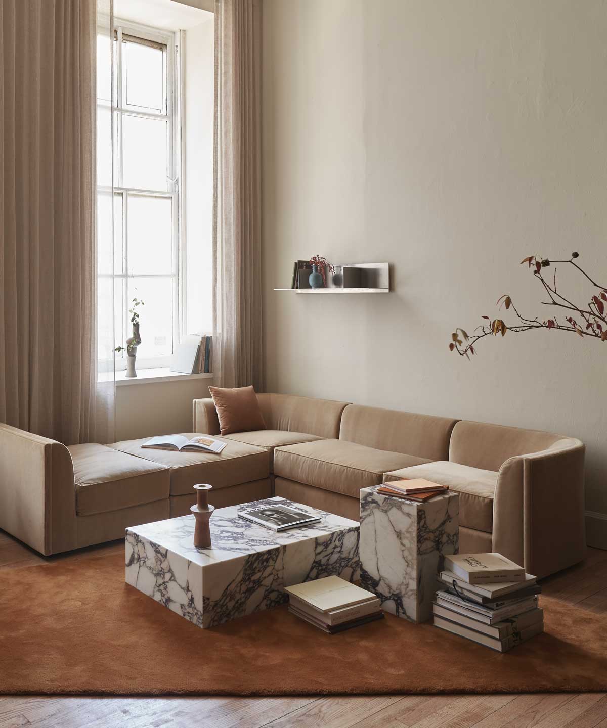 Maura Modular Armless Chair