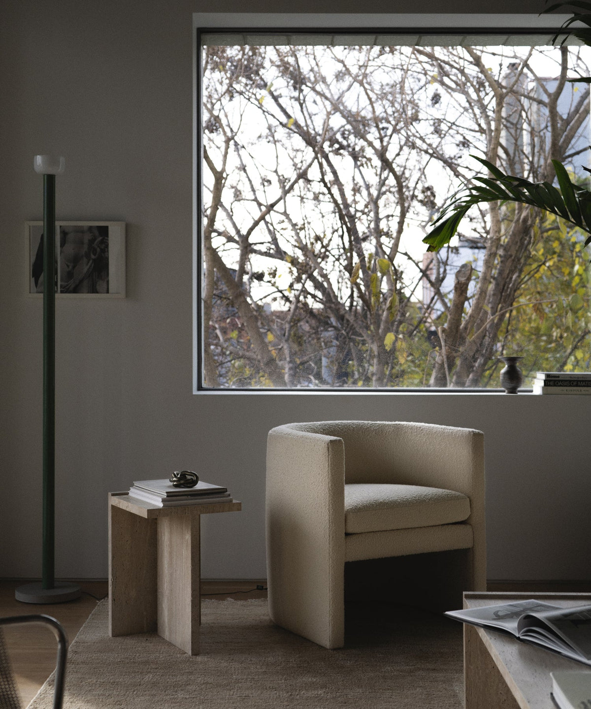 Arc Armchair - Ivory Boucle - Sample