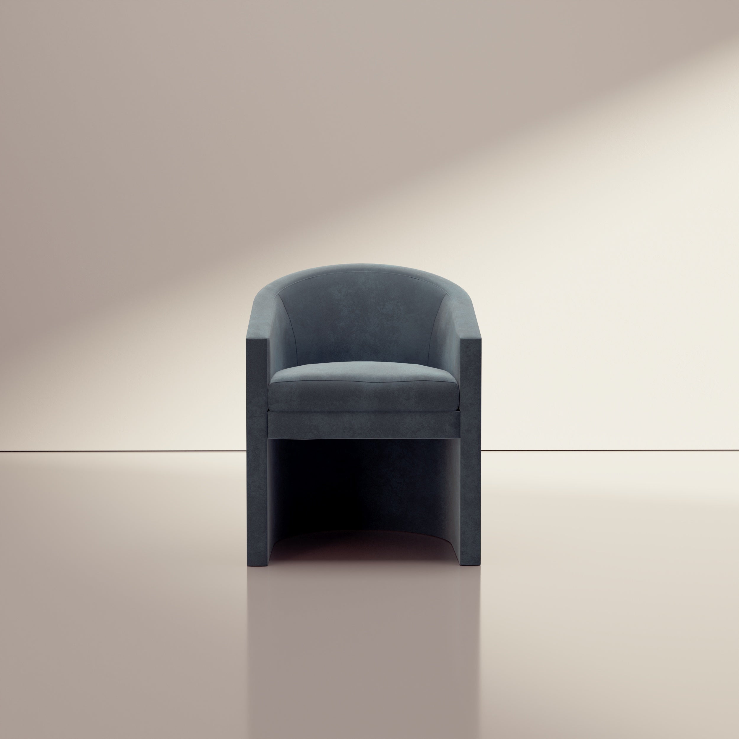 Arc Dining or Desk Chair - Mohair - Sample