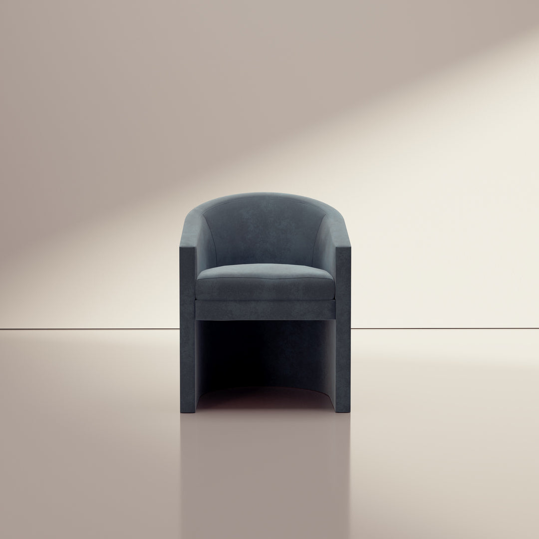 Arc Dining or Desk Chair - Mohair - Sample