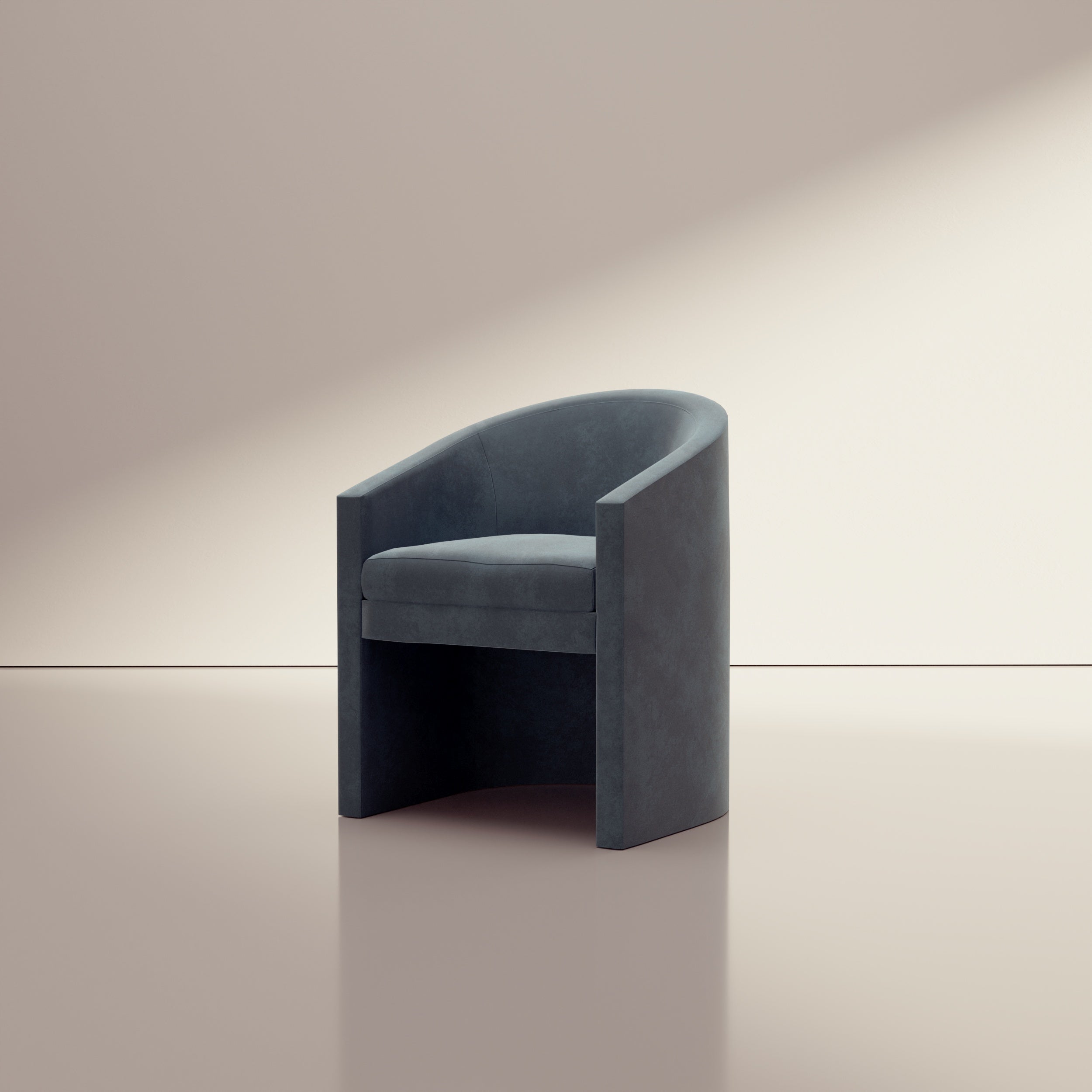 Arc Dining or Desk Chair - Mohair - Sample