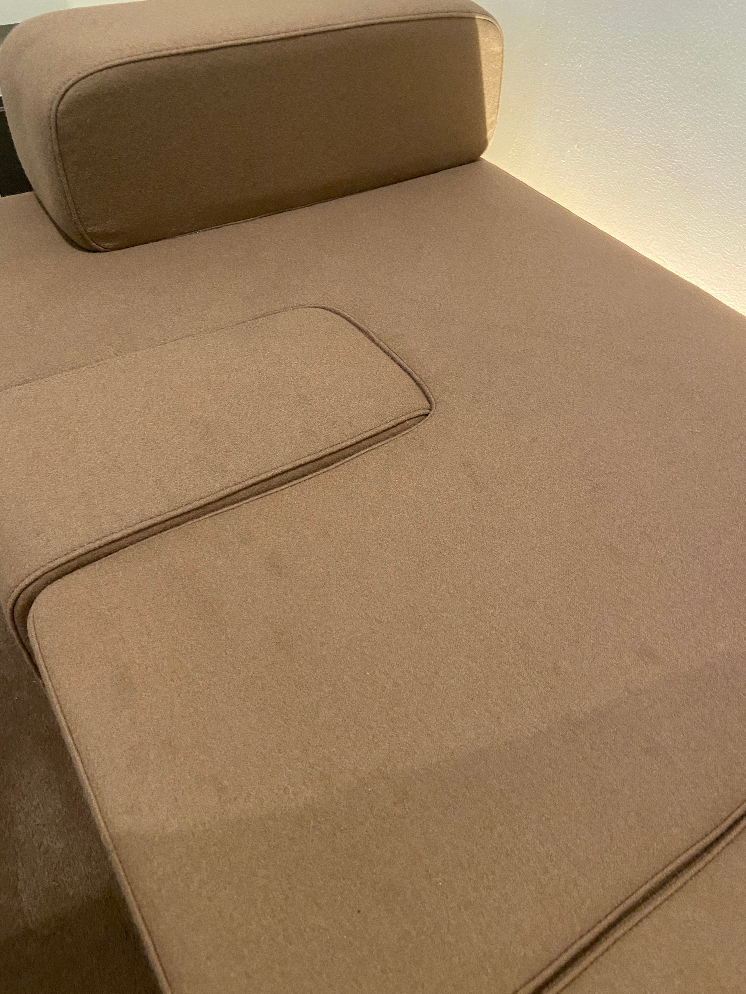 Sarsen Daybed - Sepia Felt - Left - Sample