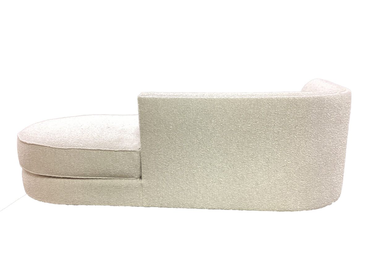 Maura Chaise - Flax Boucle - Right Facing - Sample