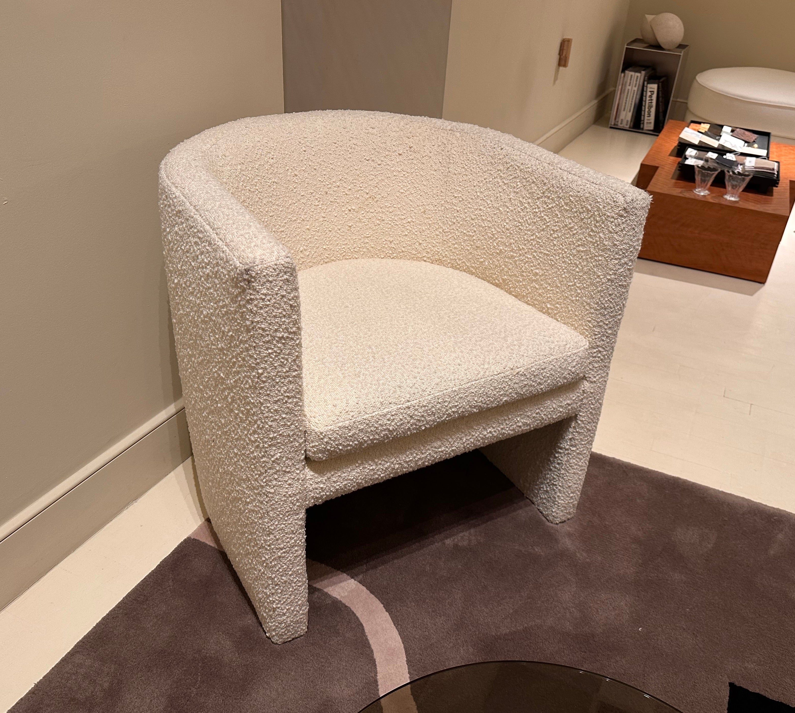 Arc Armchair - Ivory Boucle - Sample
