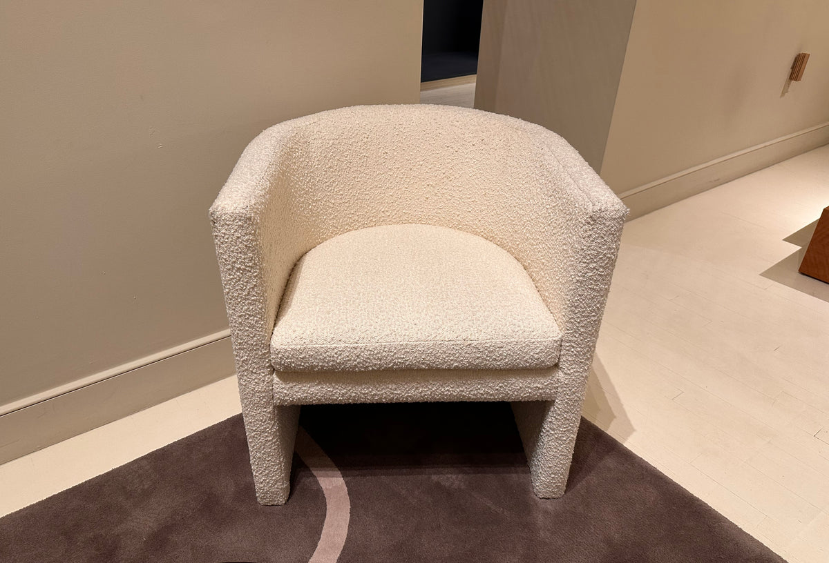 Arc Armchair - Ivory Boucle - Sample