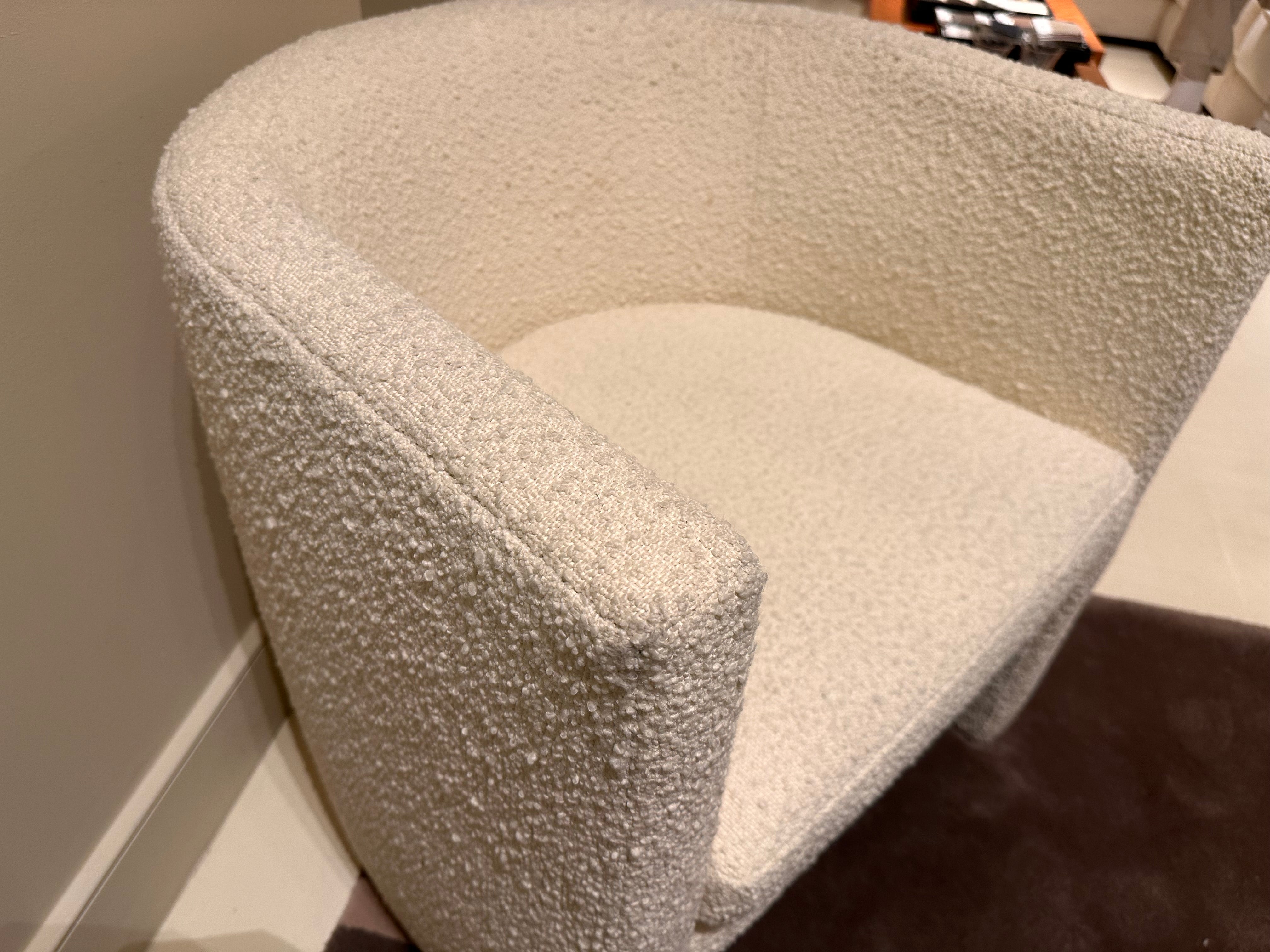 Arc Armchair - Ivory Boucle - Sample