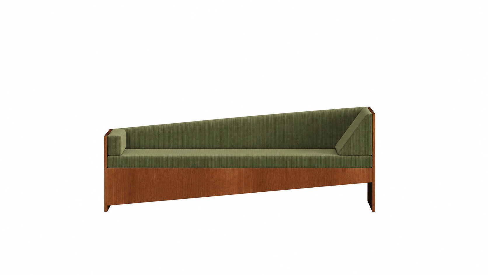 Level Wood Sofa - 88" - Overstory - Right - Sample