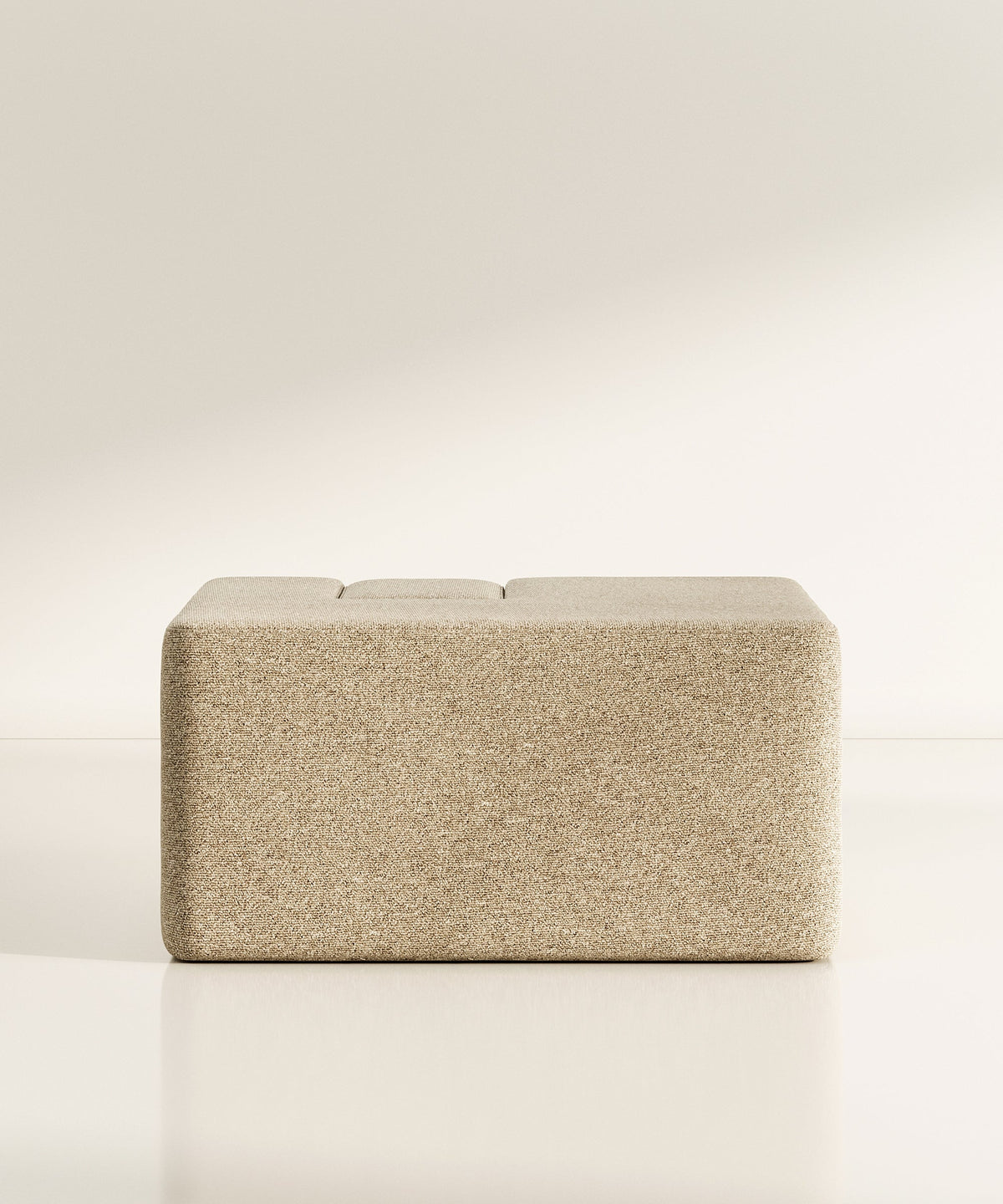 Sarsen Ottoman - Mauve Felt - Sample