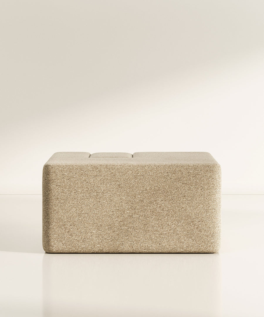 Sarsen Ottoman - Mauve Felt - Sample