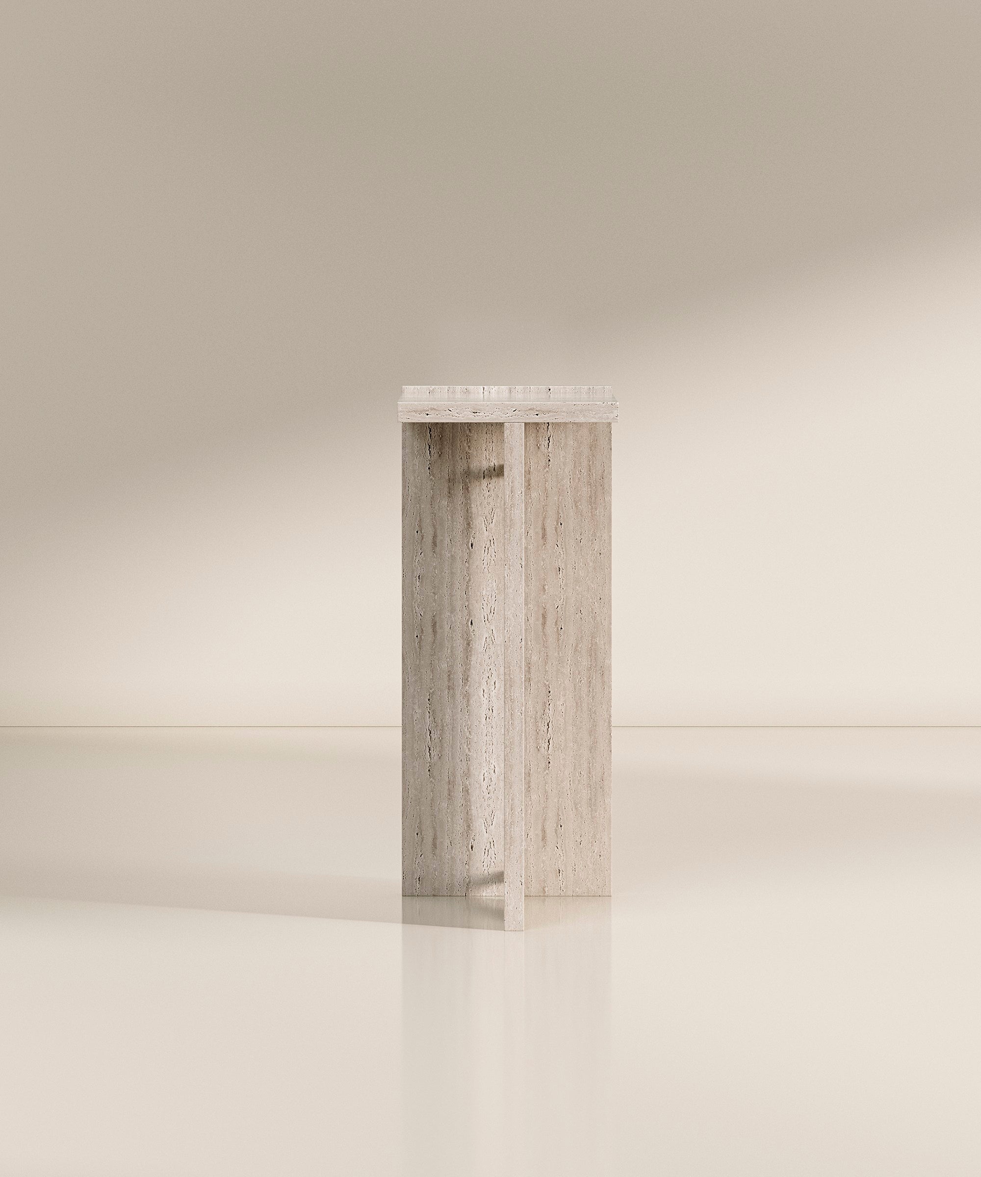 Segment Pedestal Table