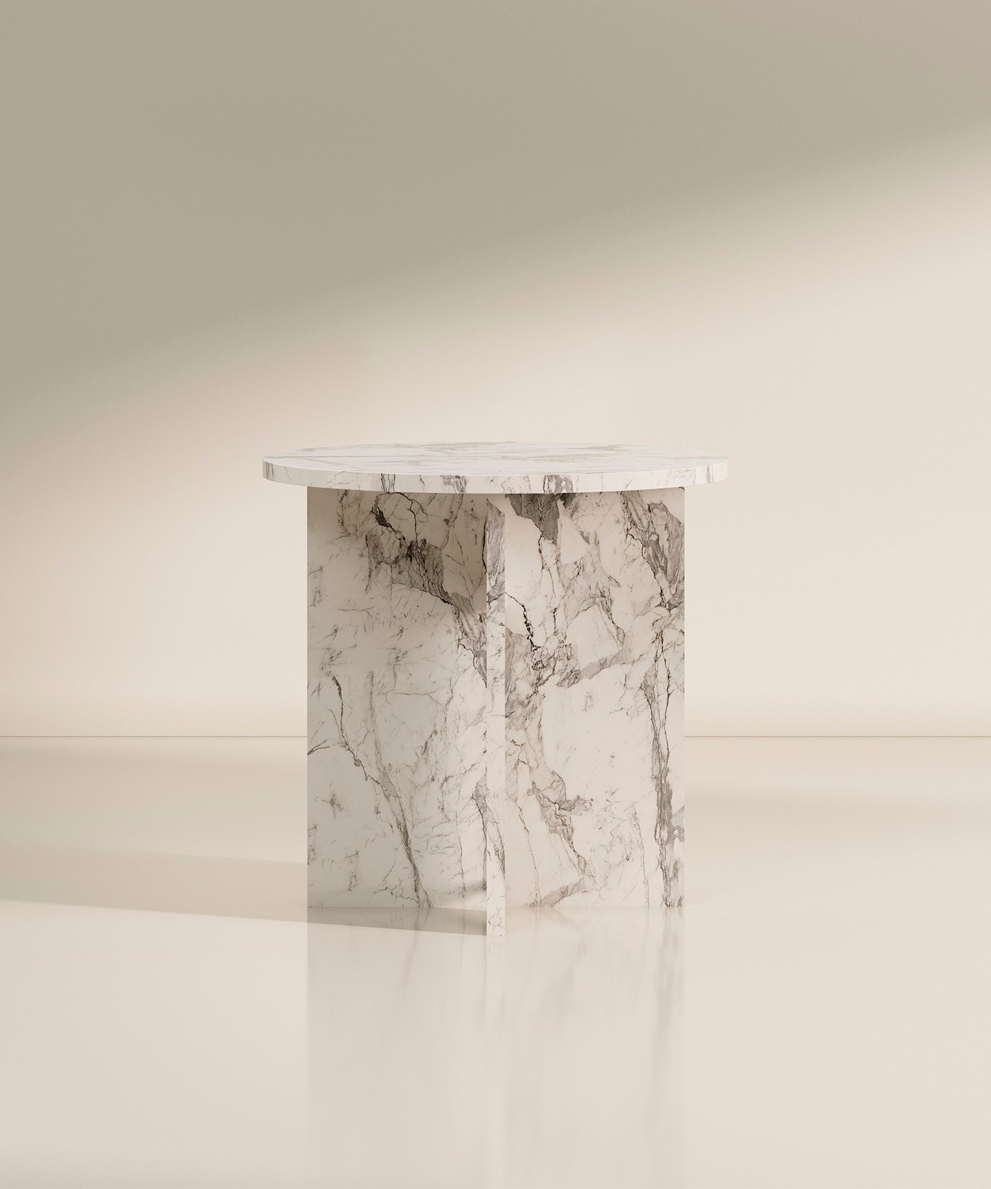 Segment Round Dining Table