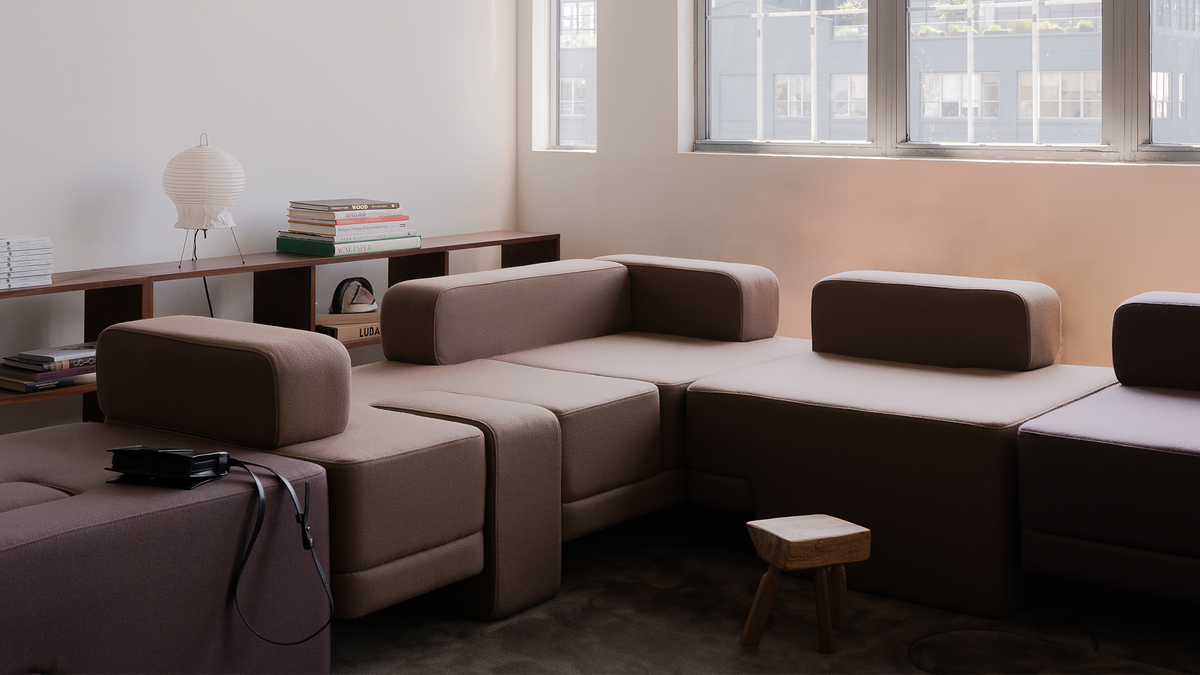 Sarsen Daybed - Sepia Felt - Left - Sample