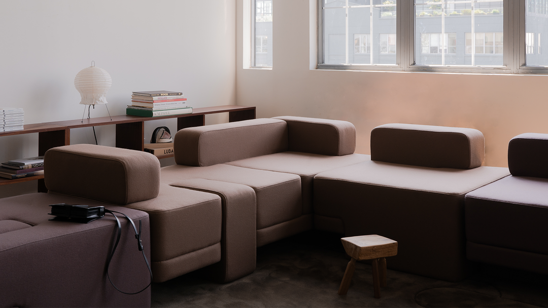 Sarsen Daybed - Sepia Felt - Left - Sample