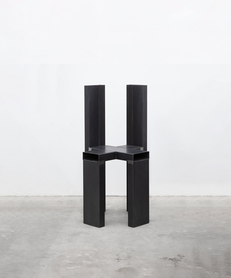 X Chair: Iron Steel