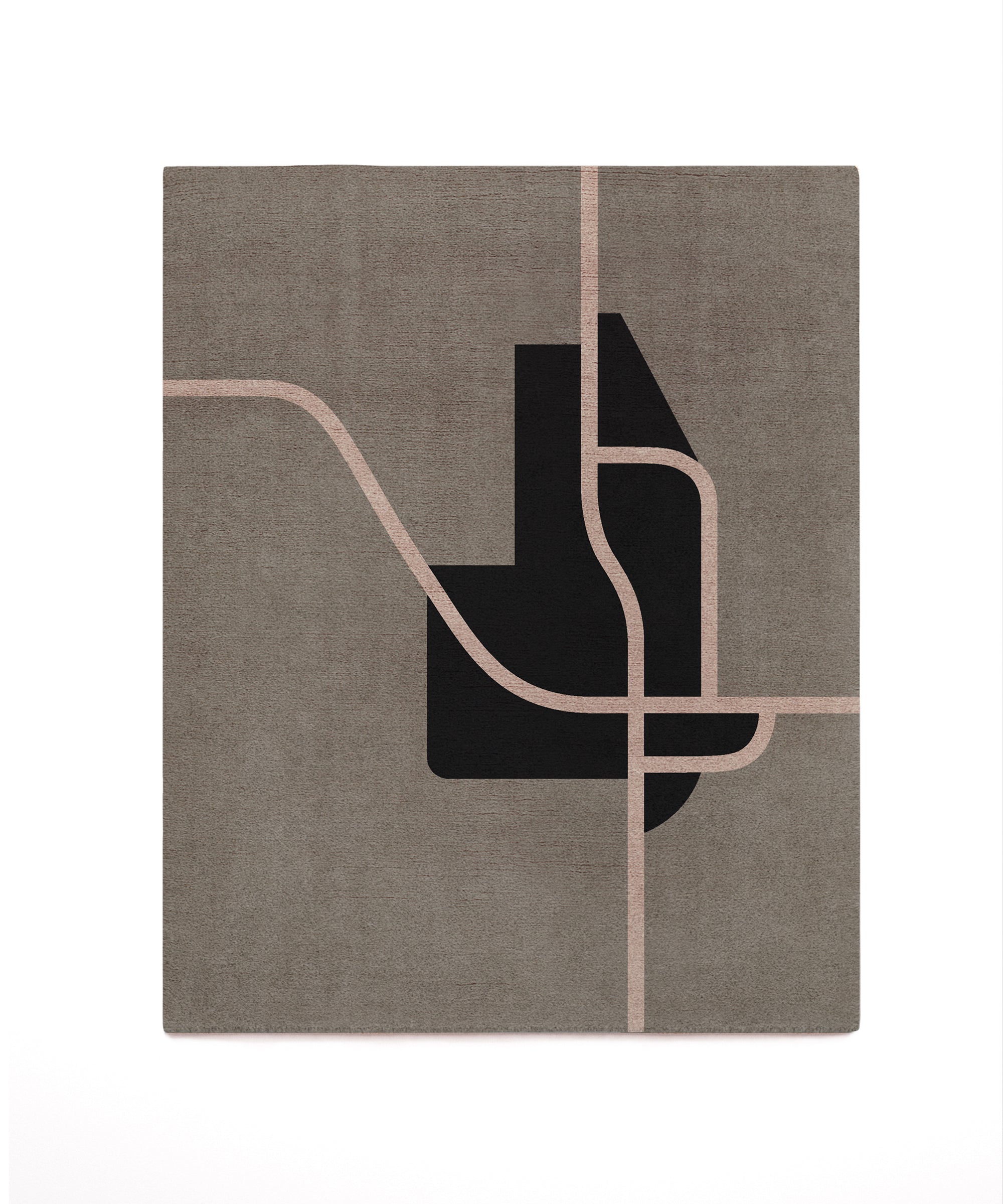 Abstract Composition 03 Area Rug - Sample