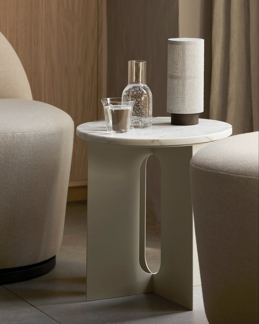 Androgyne Side Table, Steel Base