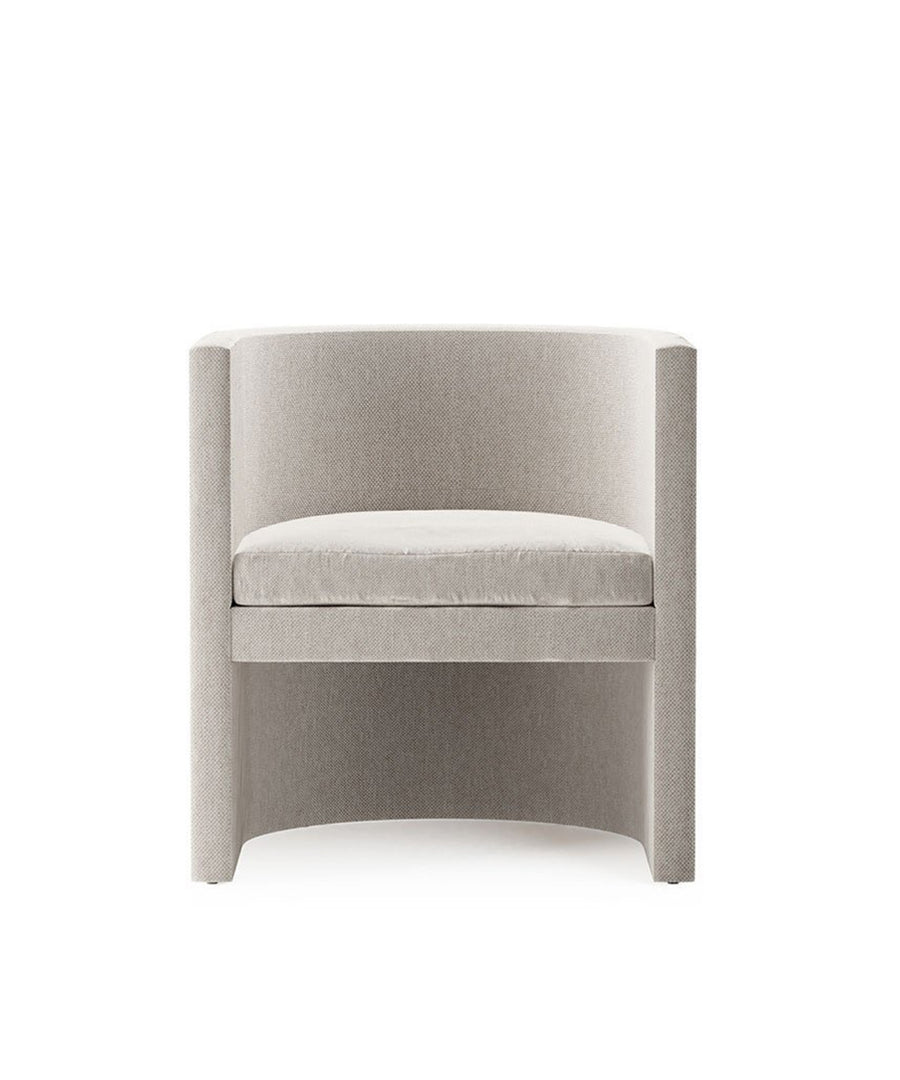 Arc Armchair - Ivory Boucle - Sample