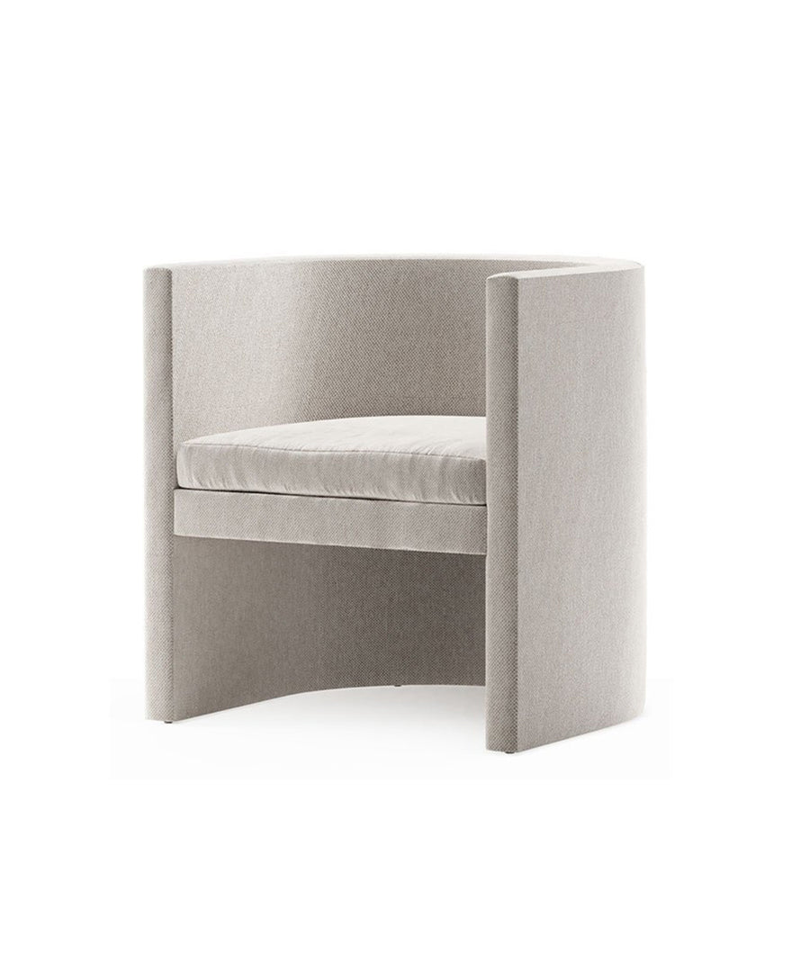 Arc Armchair - Ivory Boucle - Sample