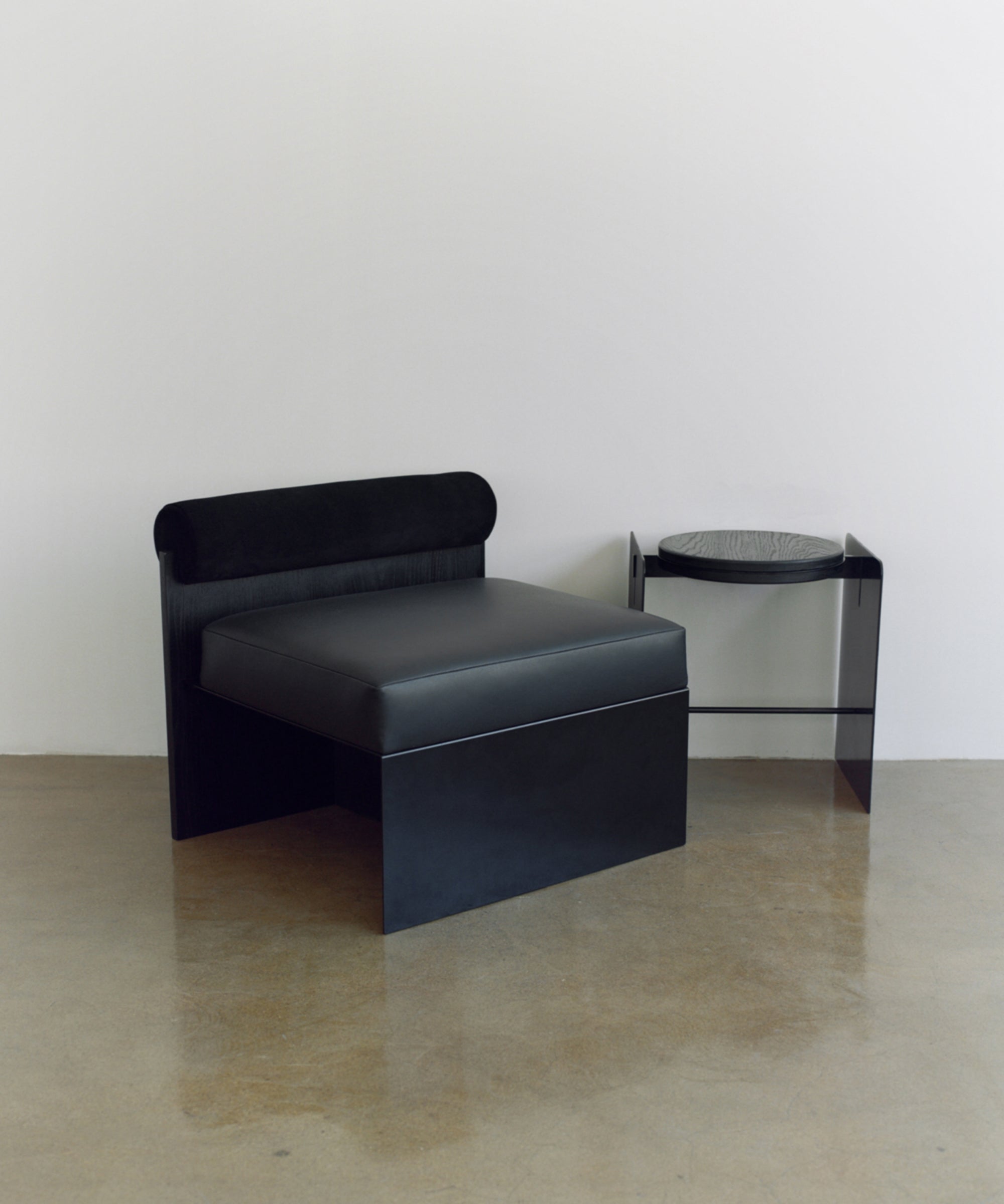 Building Blocks Stool Black
