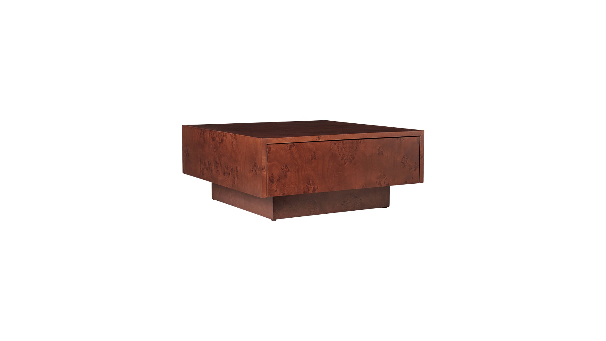 Burl Storage Coffee Table