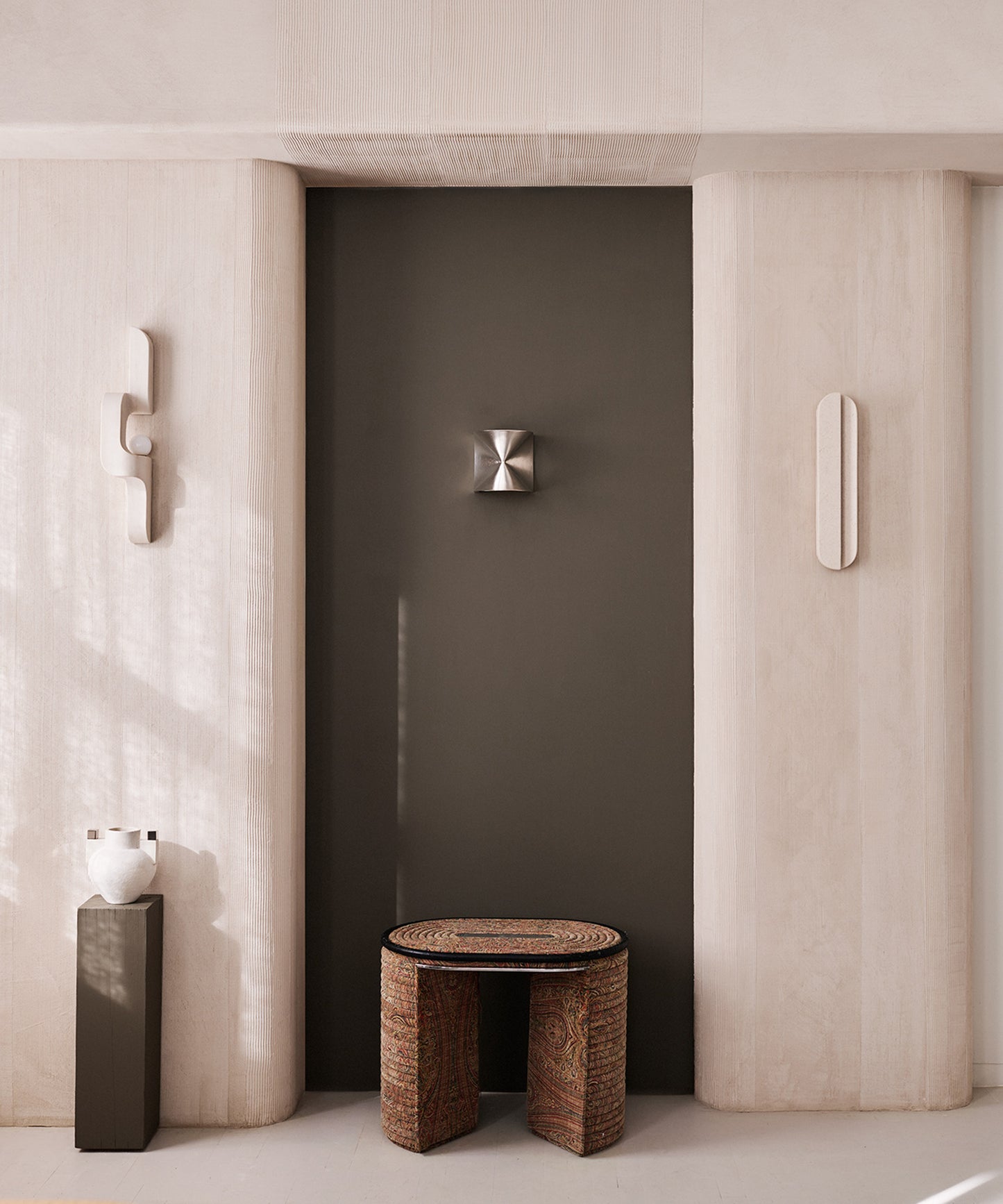 Cono Silver Sconce