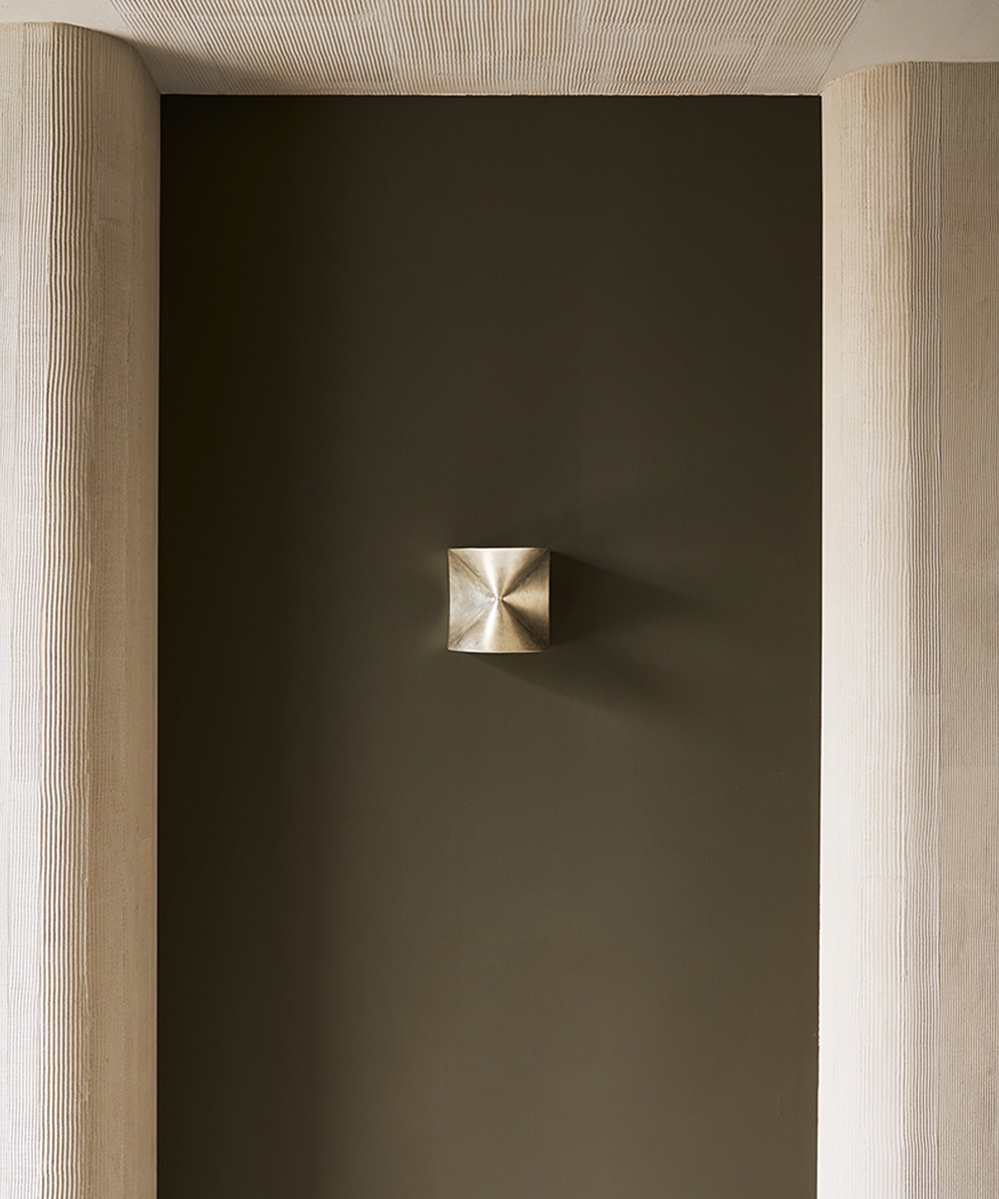 Cono Silver Sconce