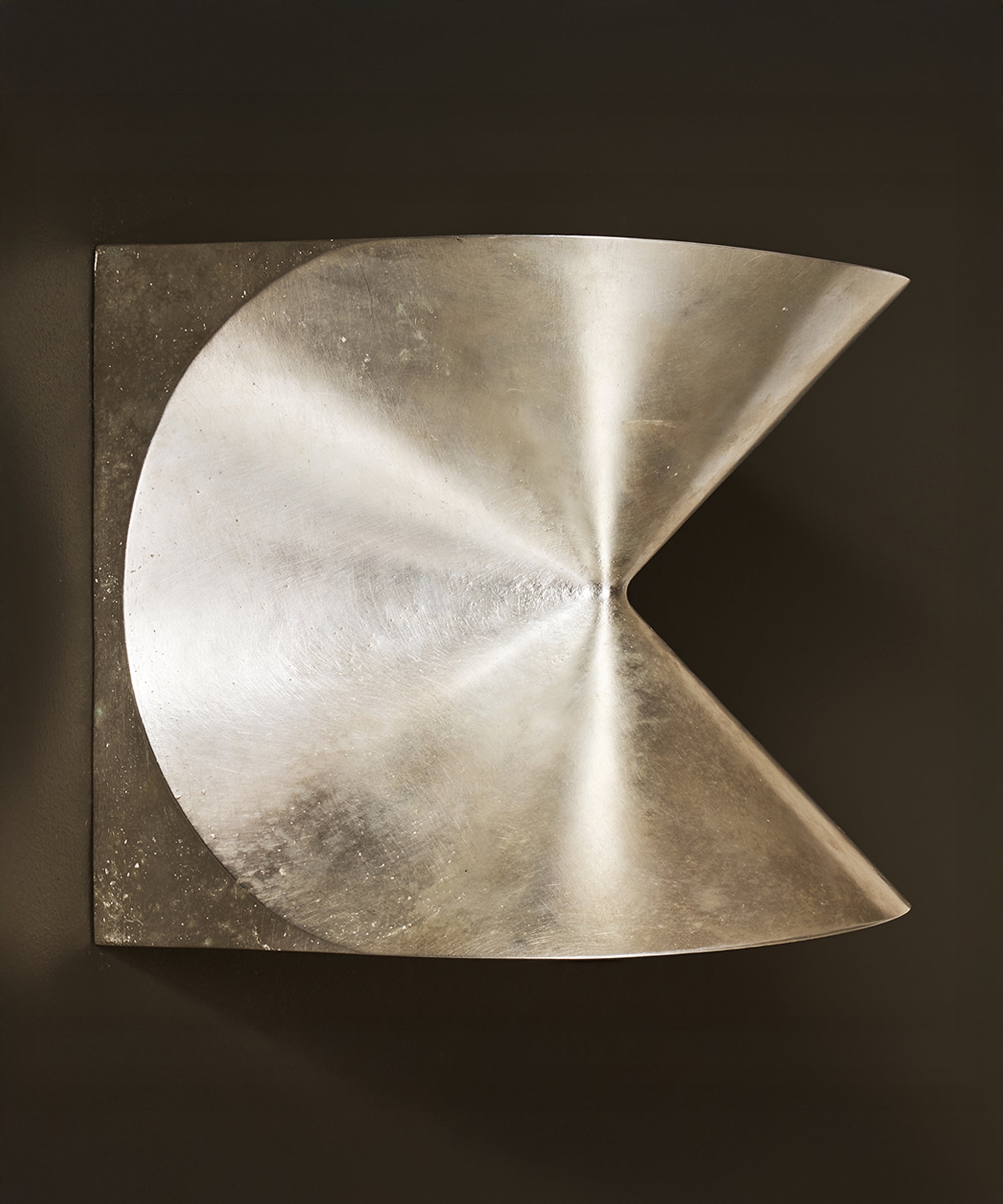 Cono Silver Sconce