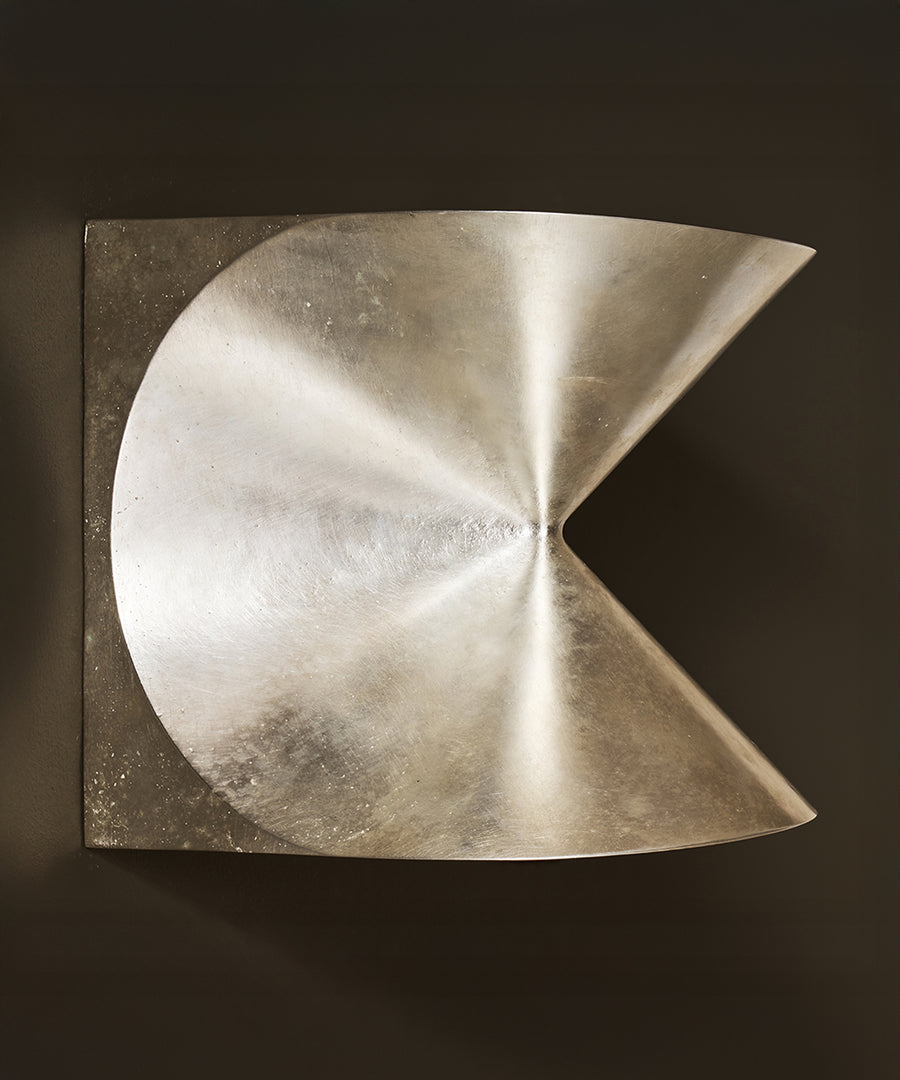 Cono Silver Sconce