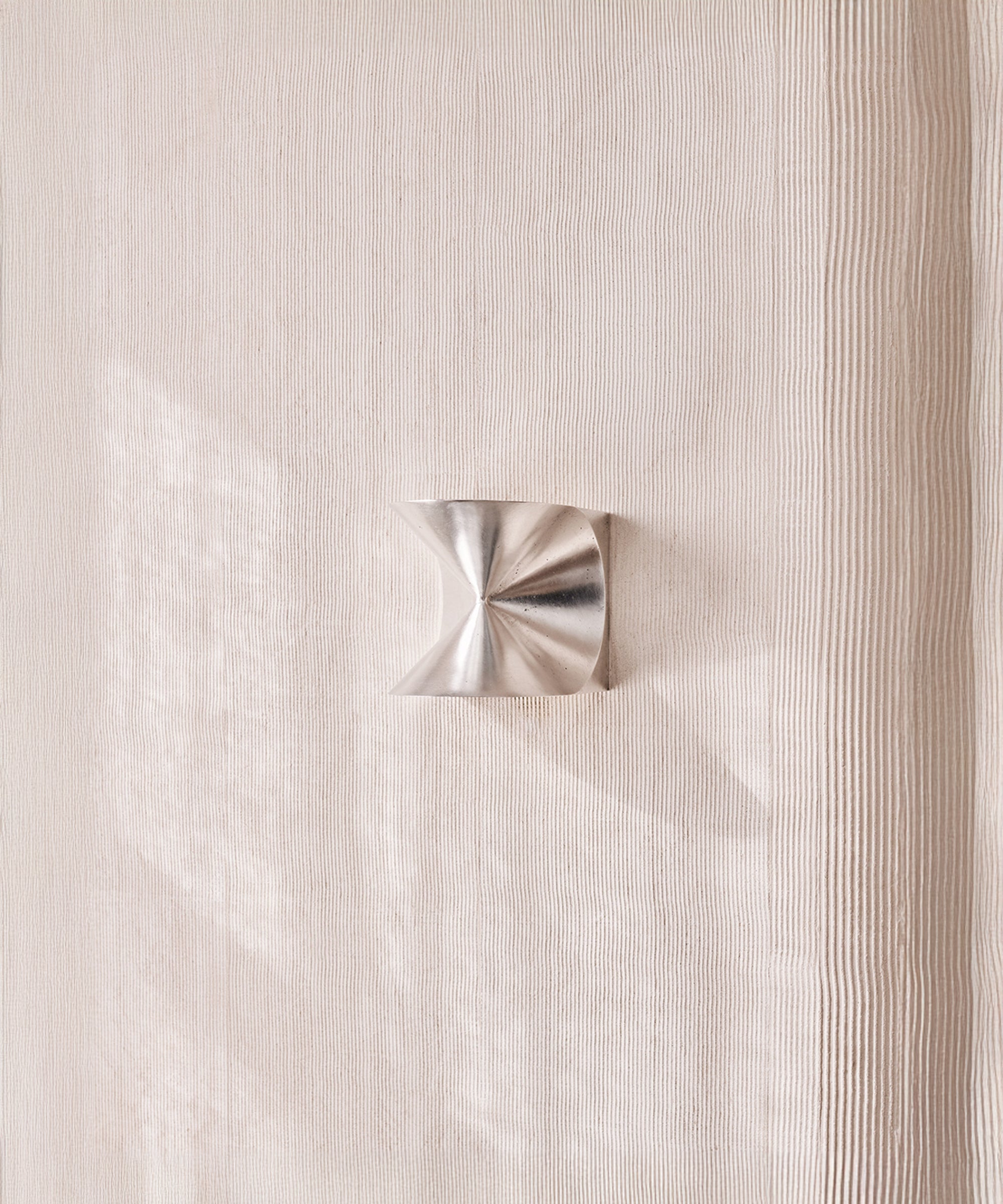 Cono Silver Sconce