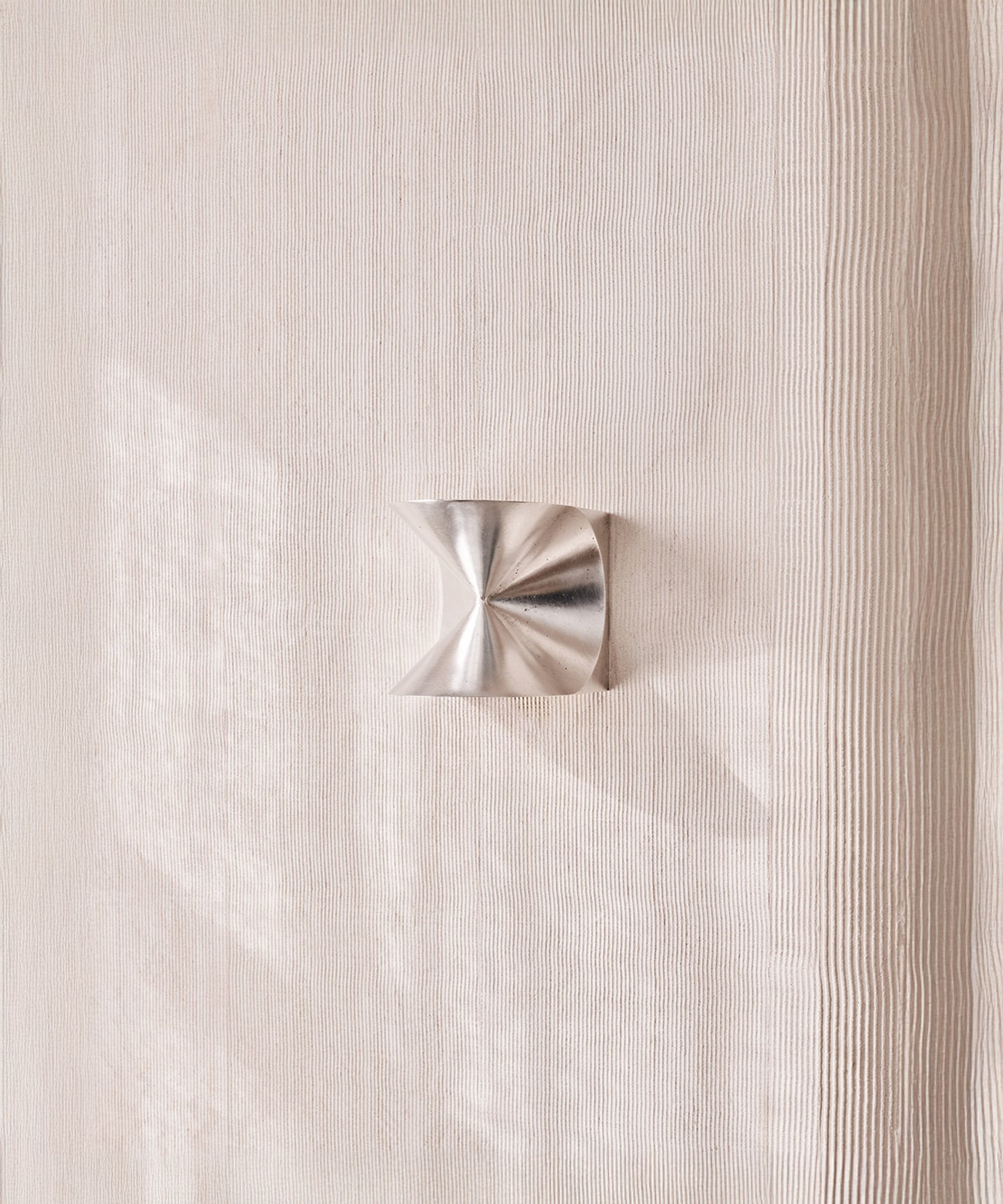 Cono Silver Sconce