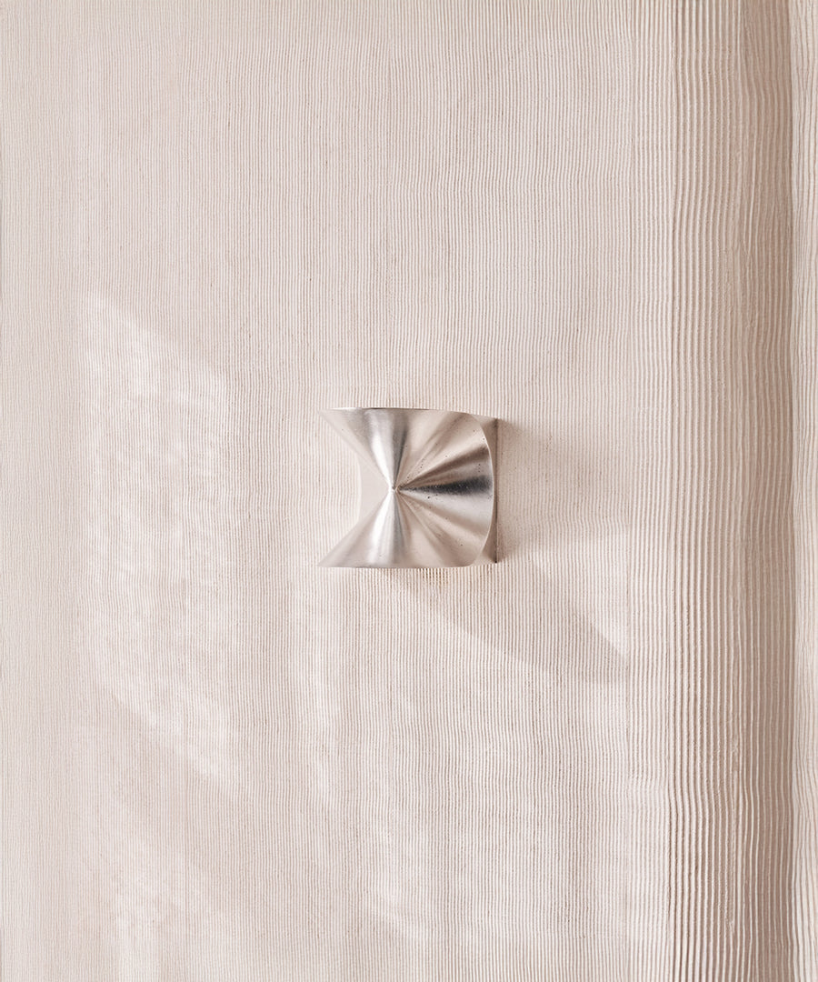 Cono Silver Sconce