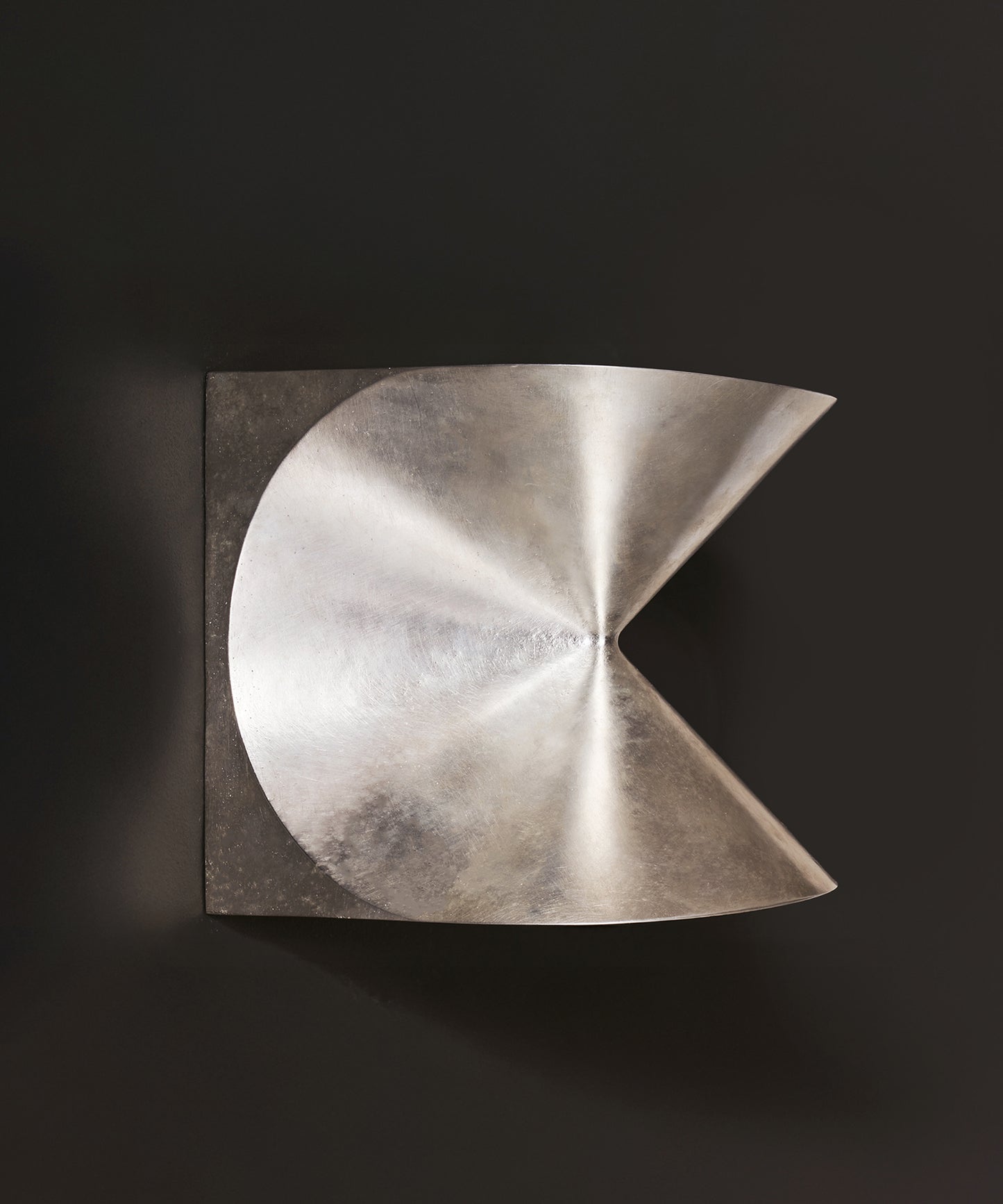 Cono Silver Sconce