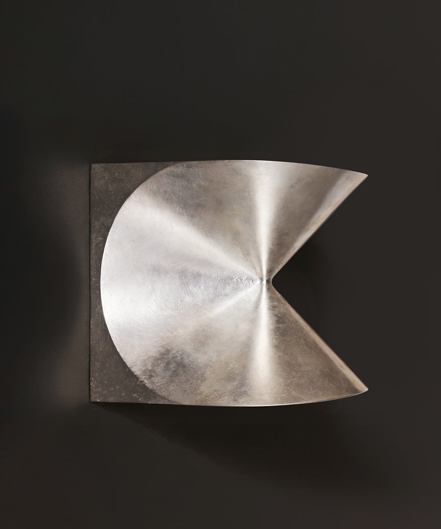 Cono Silver Sconce