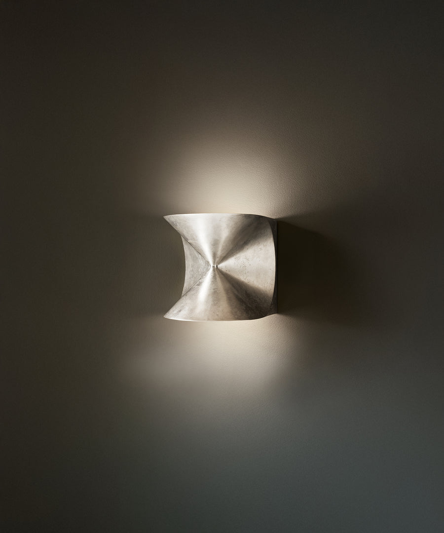 Cono Silver Sconce