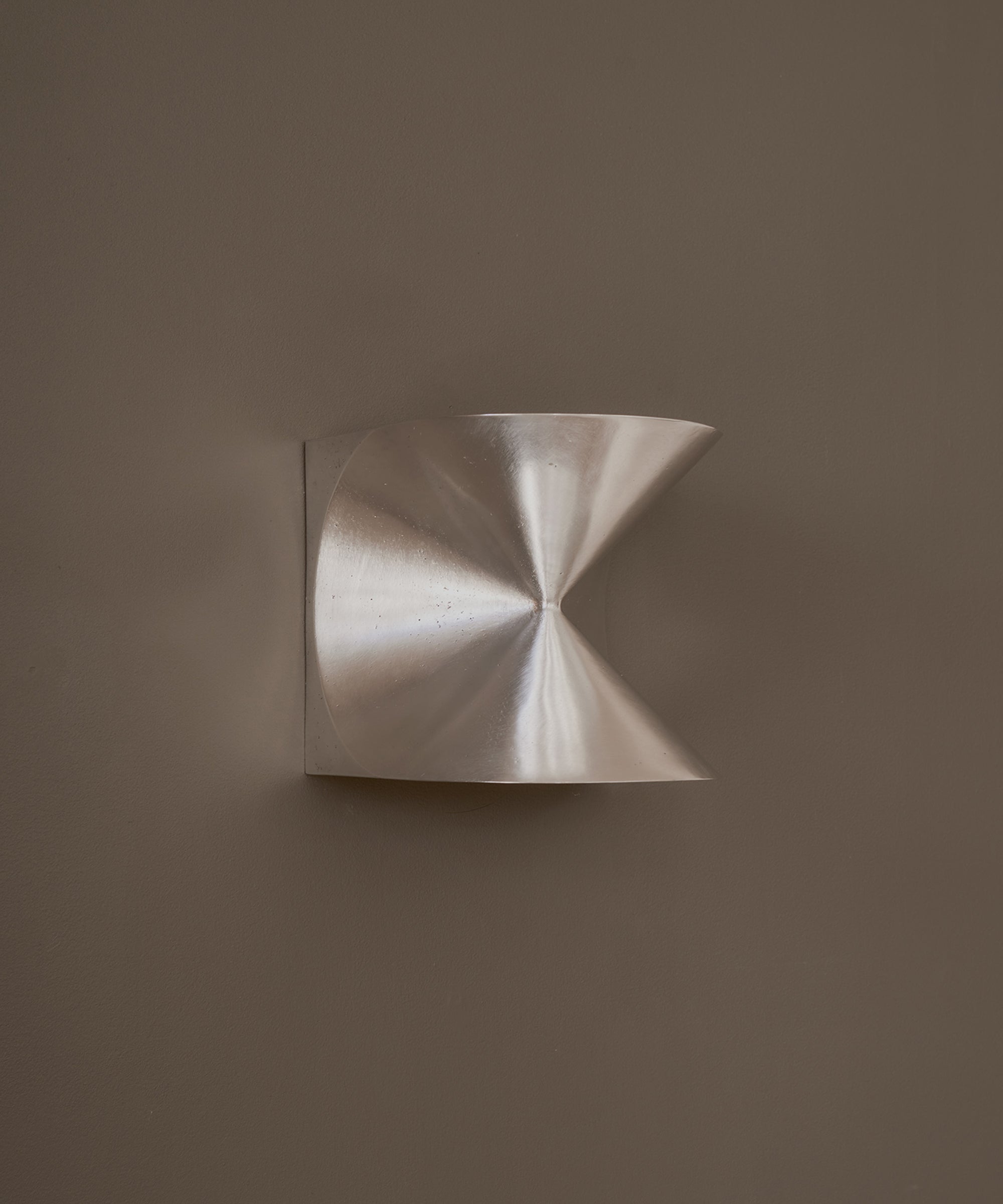 Cono Silver Sconce