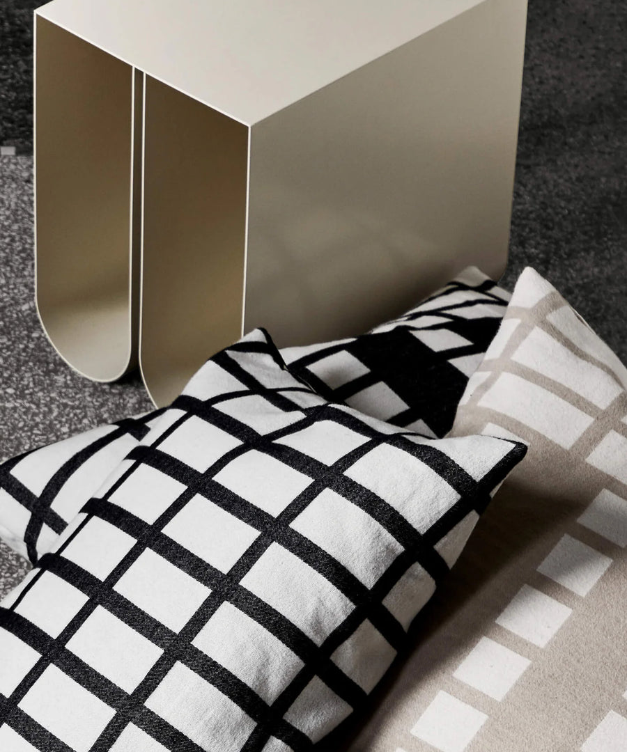 Curved Side Table - Beige - Sample