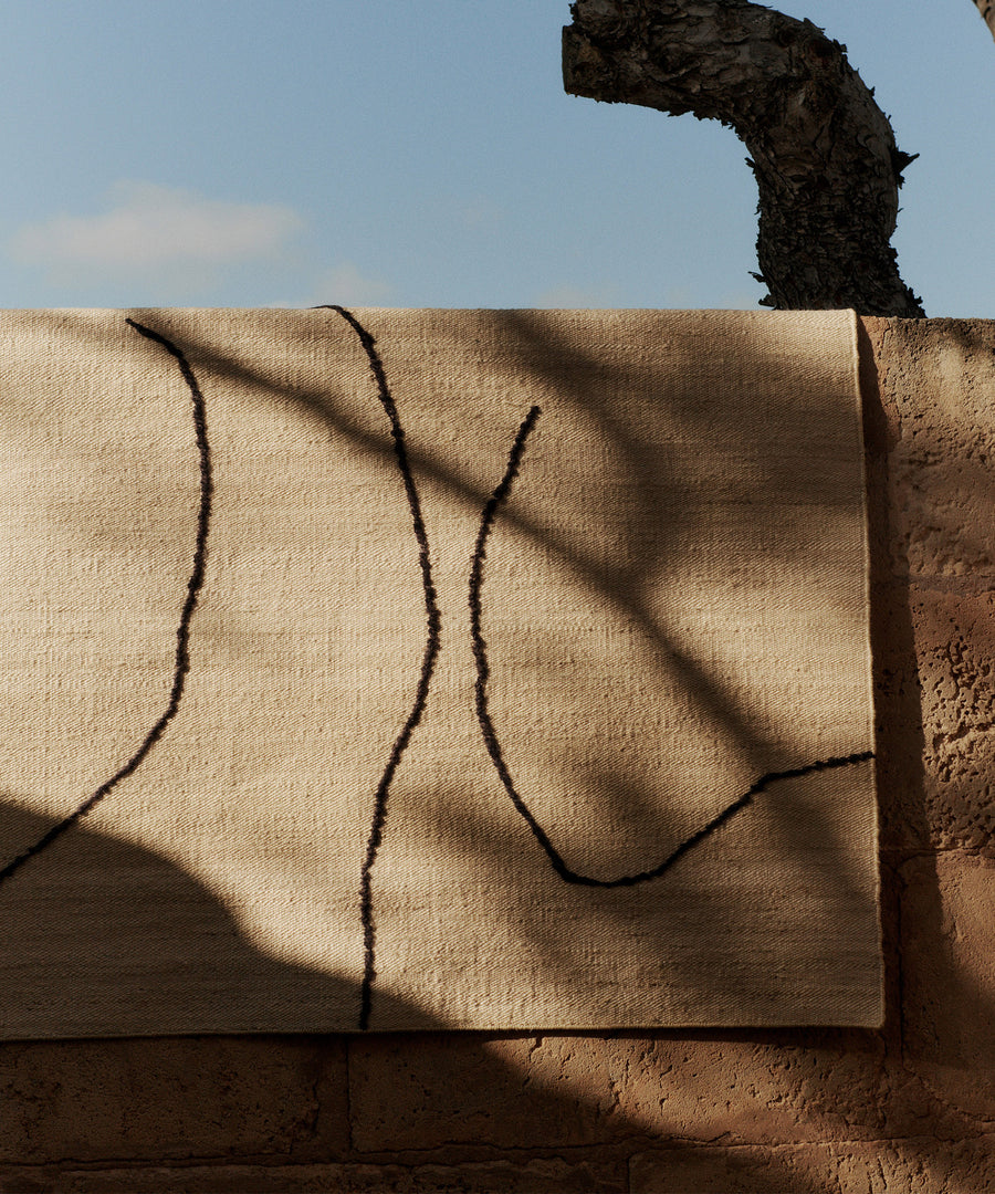 Gesso Jute Rug