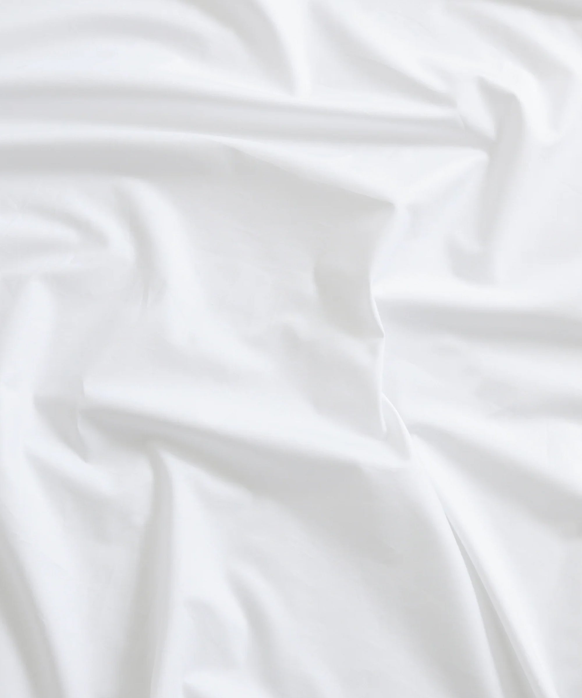 Mother Fitted Sheet, White Poplin