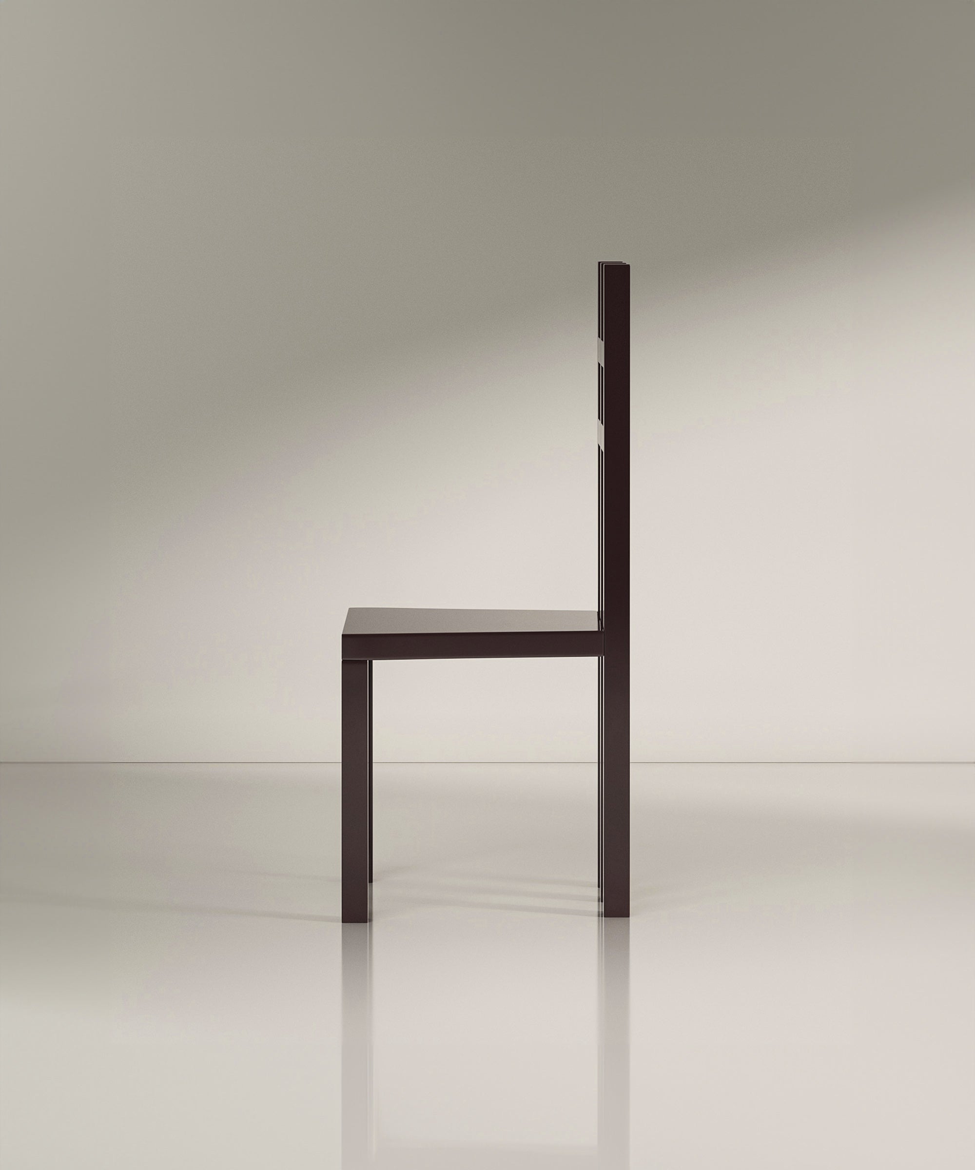 Practice Dining Chair - Solid Oak - Ebony Stain - Sample