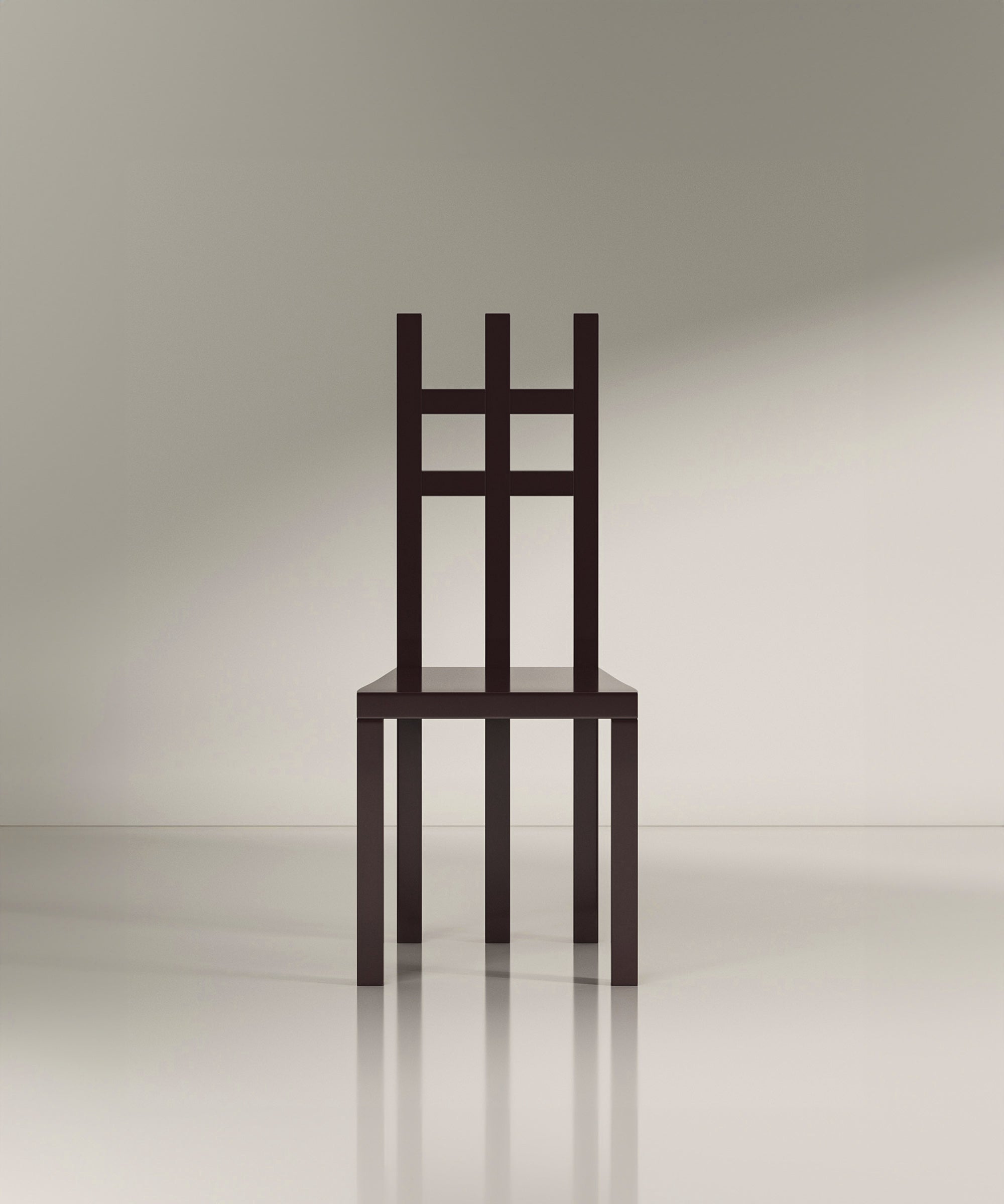Practice Dining Chair - Solid Oak - Ebony Stain - Sample