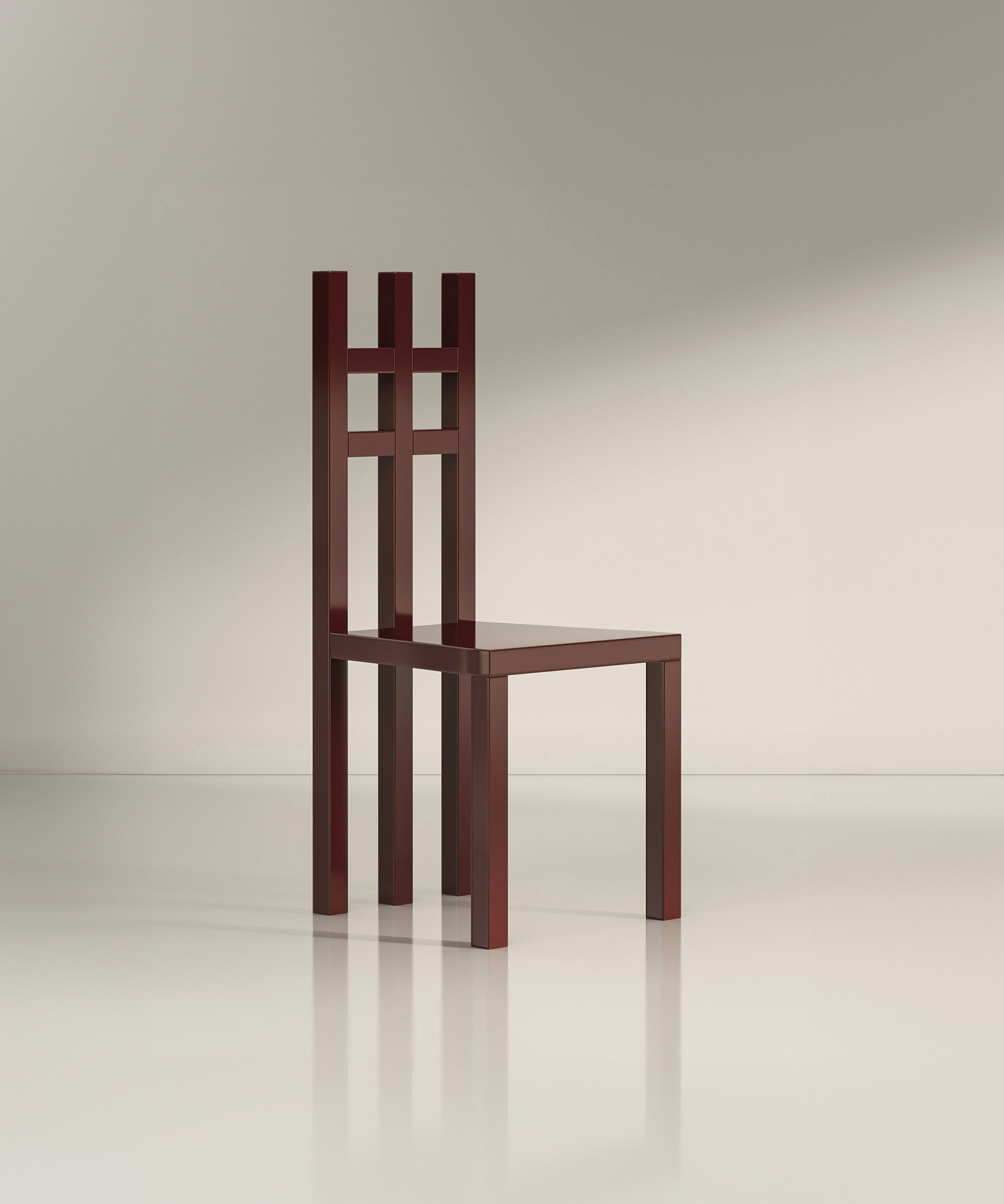 Practice Dining Chair - Solid Oak - Wenge Stain - Sample