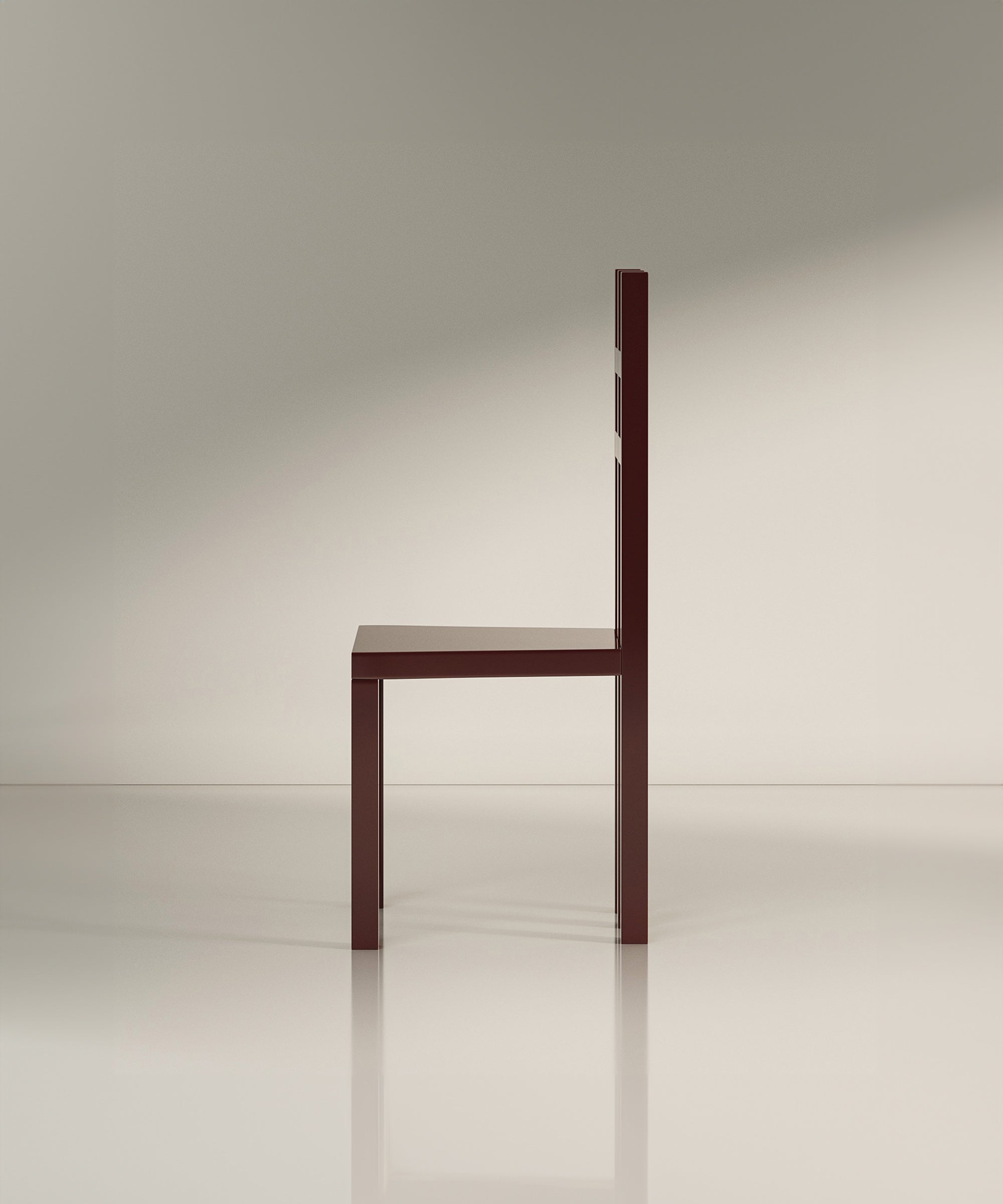 Practice Dining Chair - Solid Oak - Wenge Stain - Sample