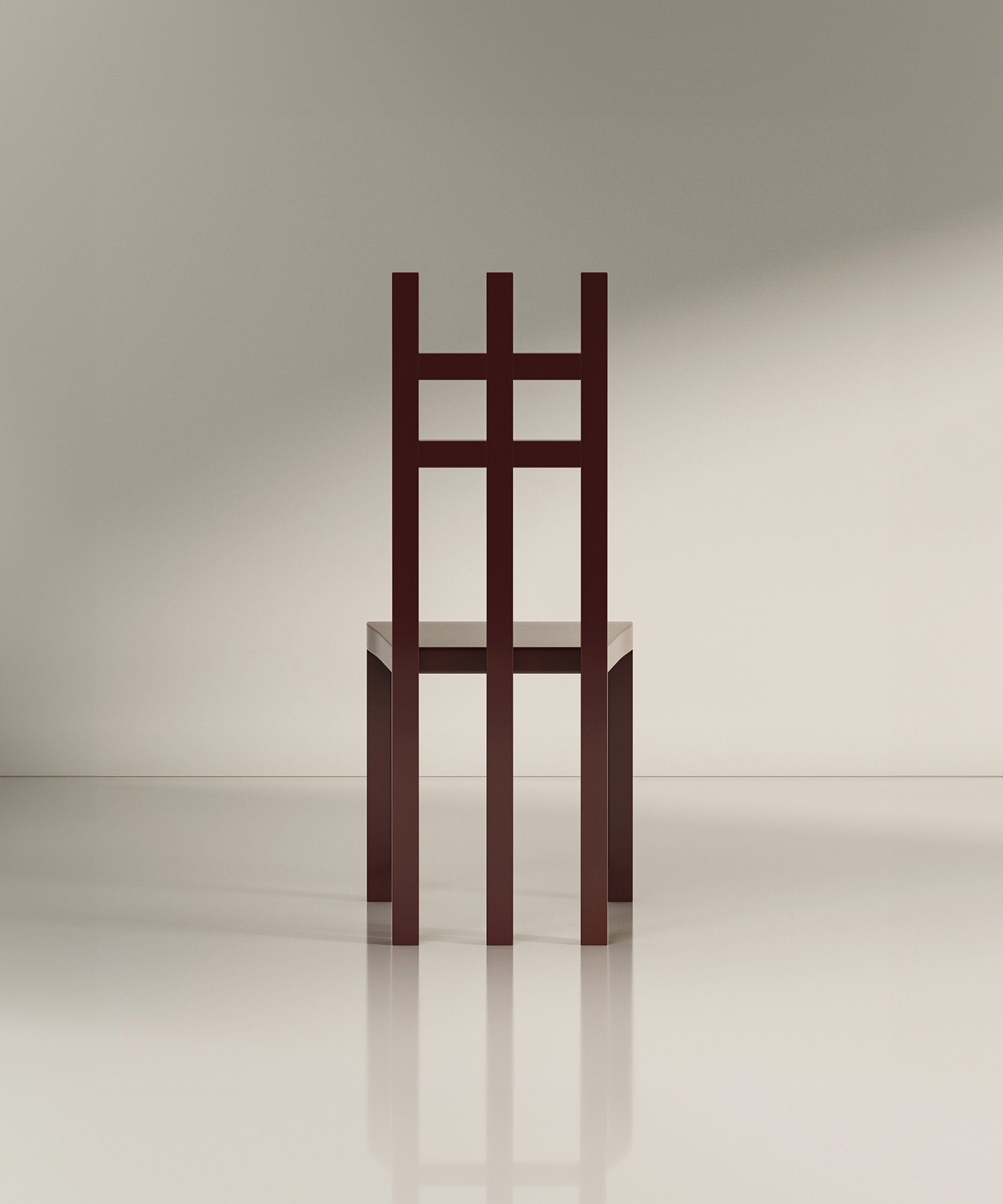 Practice Dining Chair - Solid Oak - Wenge Stain - Sample