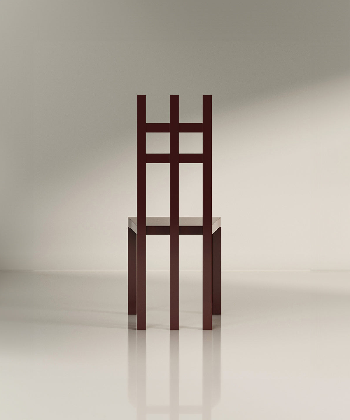 Practice Dining Chair - Solid Oak - Wenge Stain - Sample