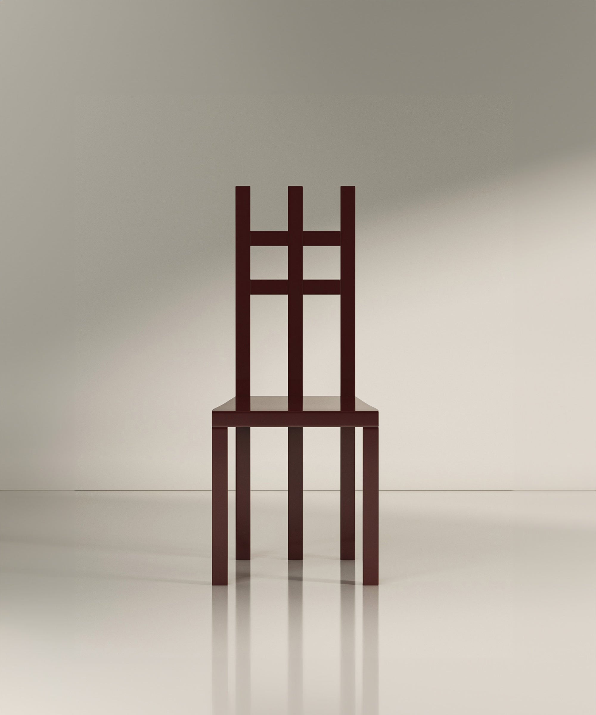 Practice Dining Chair - Solid Oak - Wenge Stain - Sample