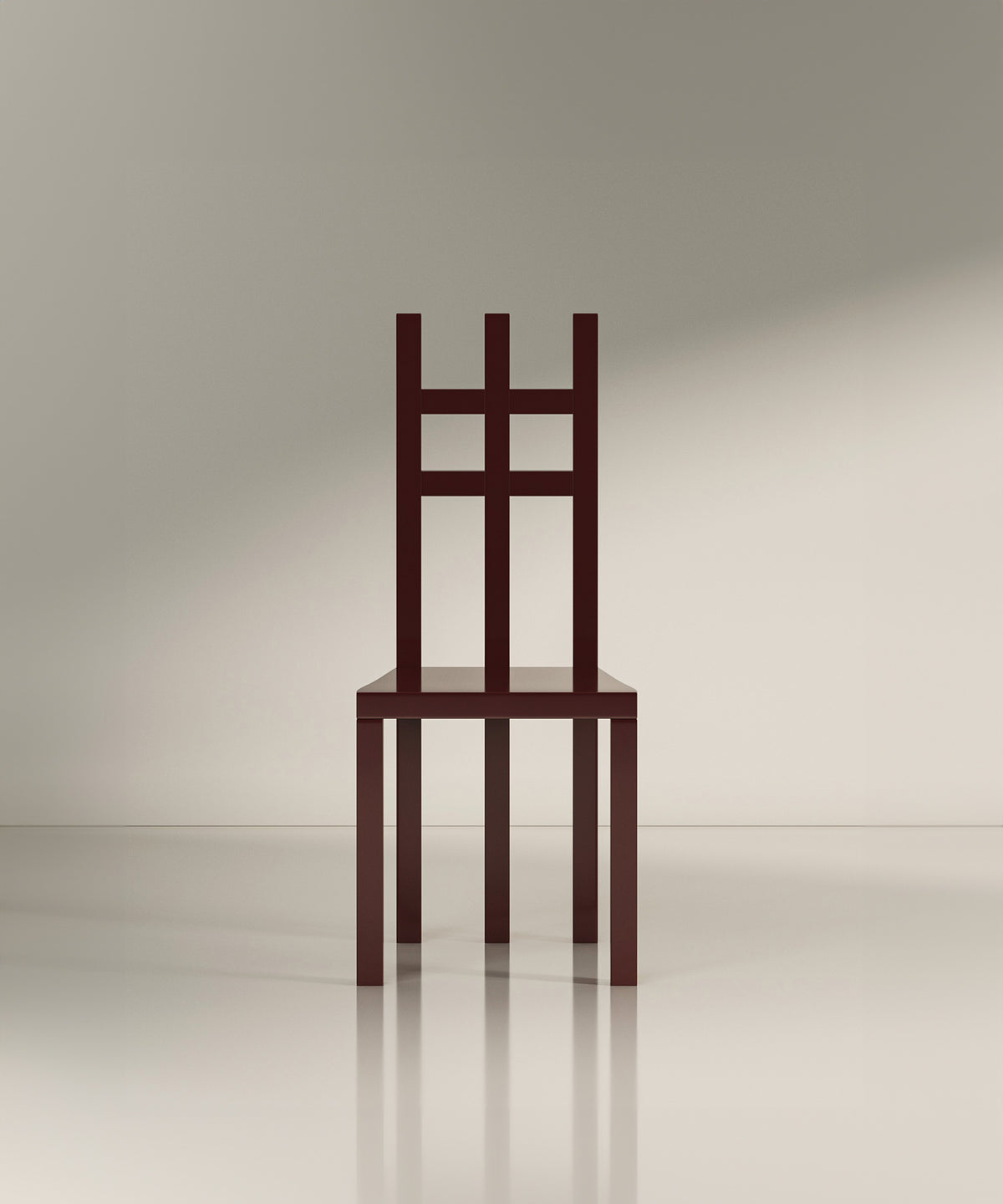 Practice Dining Chair - Solid Oak - Wenge Stain - Sample