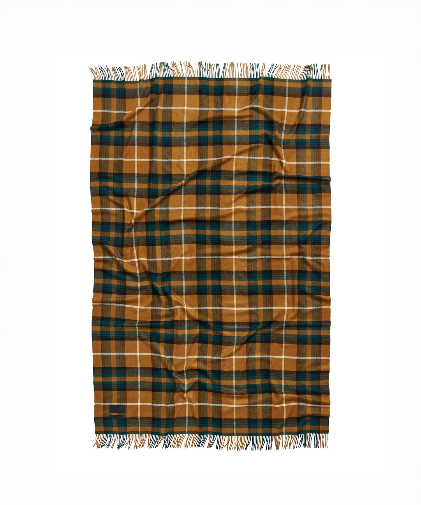 Queen Blanket, Camel Tartan